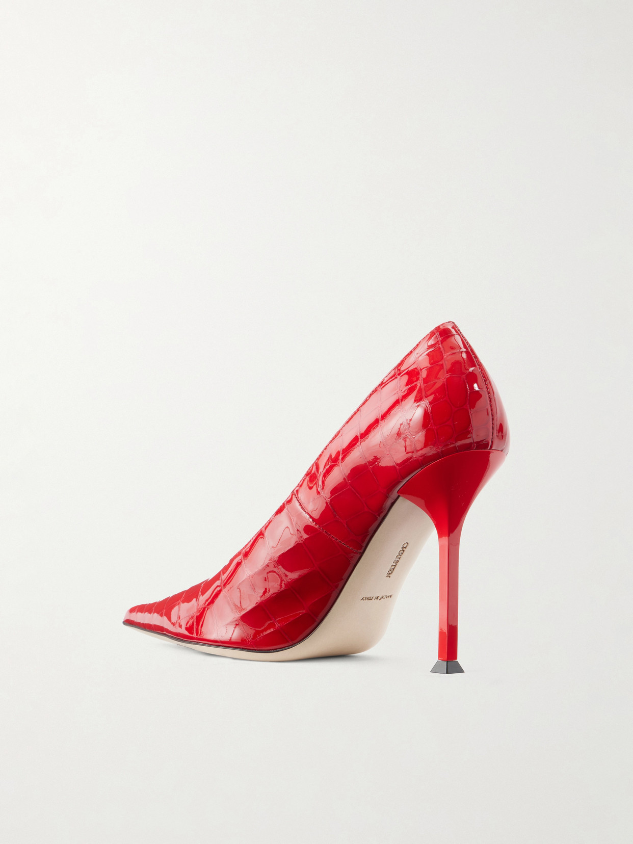 Helix 95 Croc-Effect Pumps