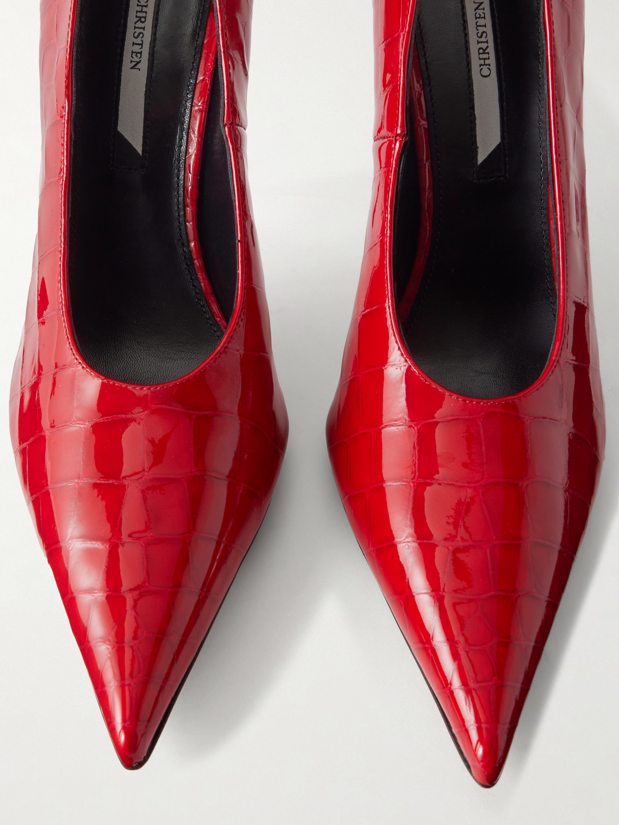 Helix 95 Croc-Effect Pumps