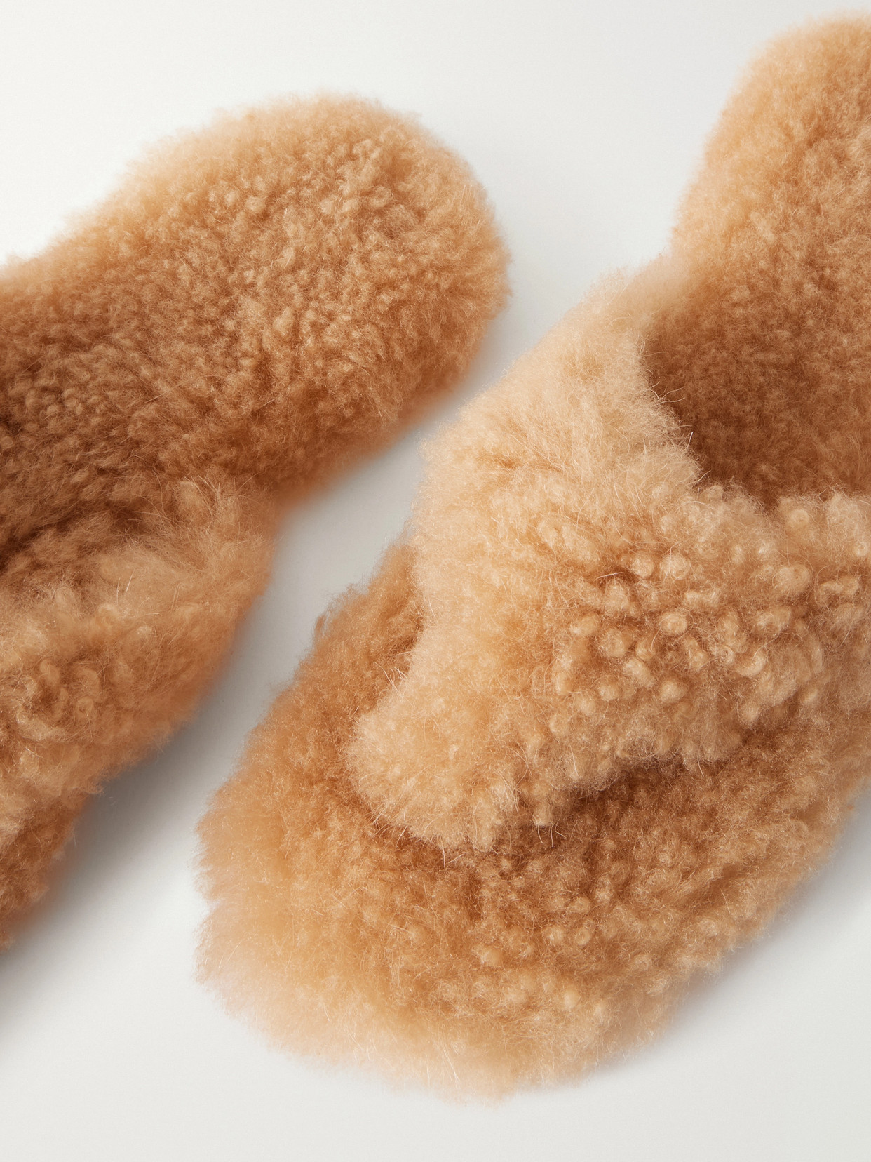 Cashmere-Plush Flip Flops