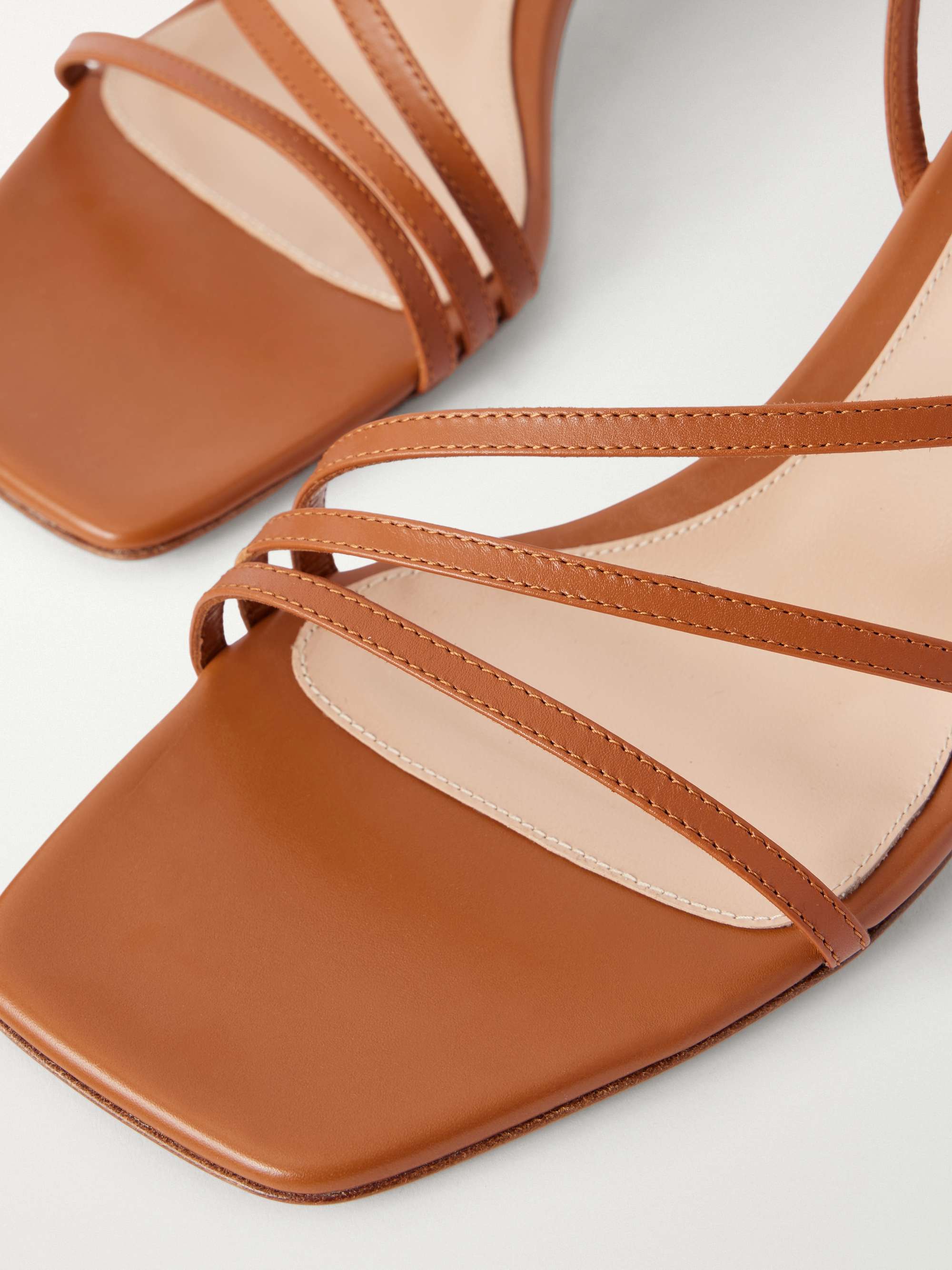heyco公式アカウント01　Gianvito Rossiサンダル GIANVITO ROSSI 55 leather sandals | NET-A-PORTER