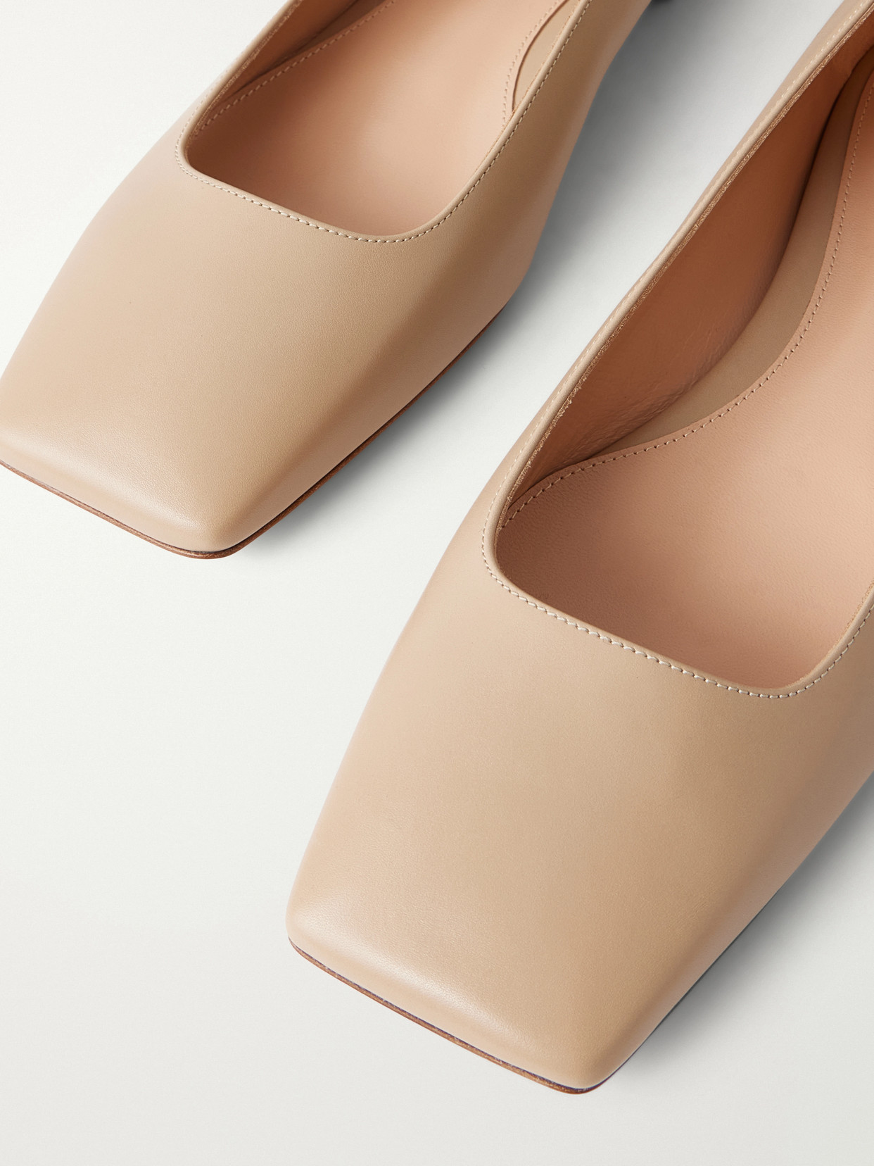 Leather Ballet Flats