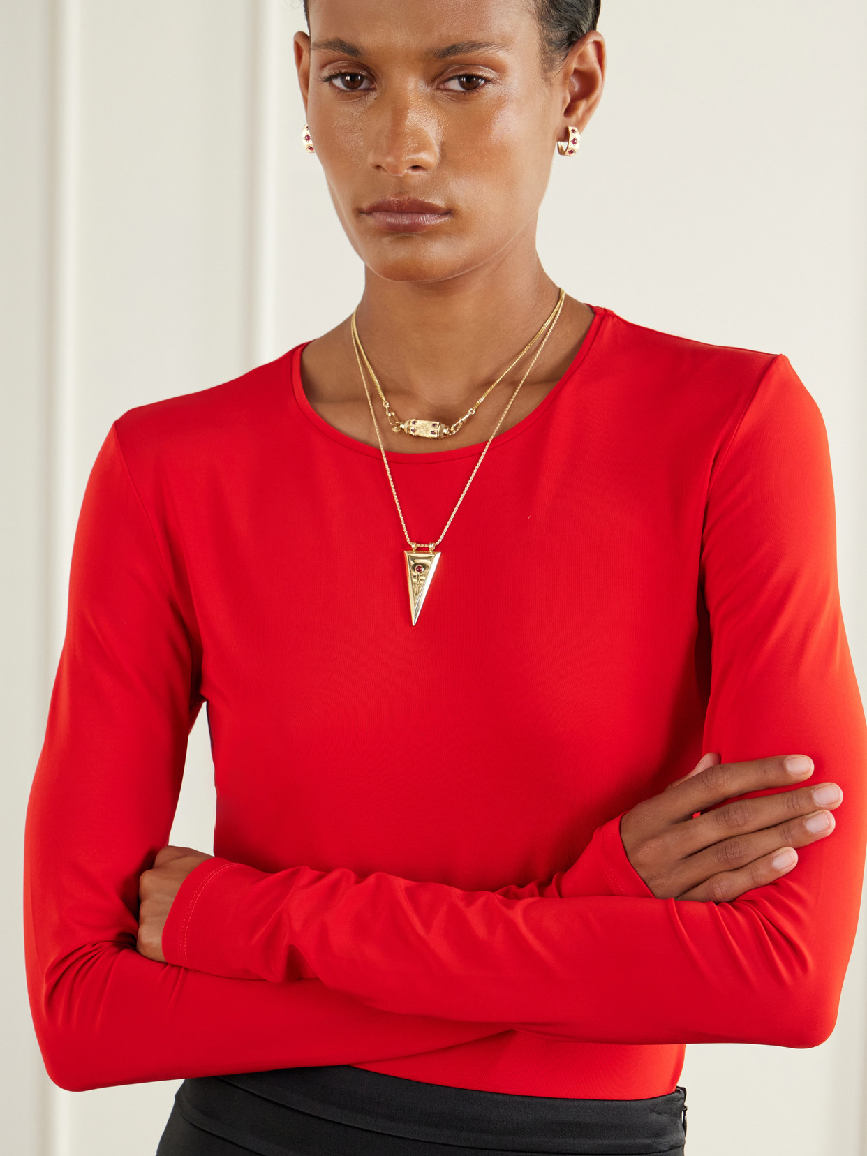 Mayra Stretch Jersey T-Shirt