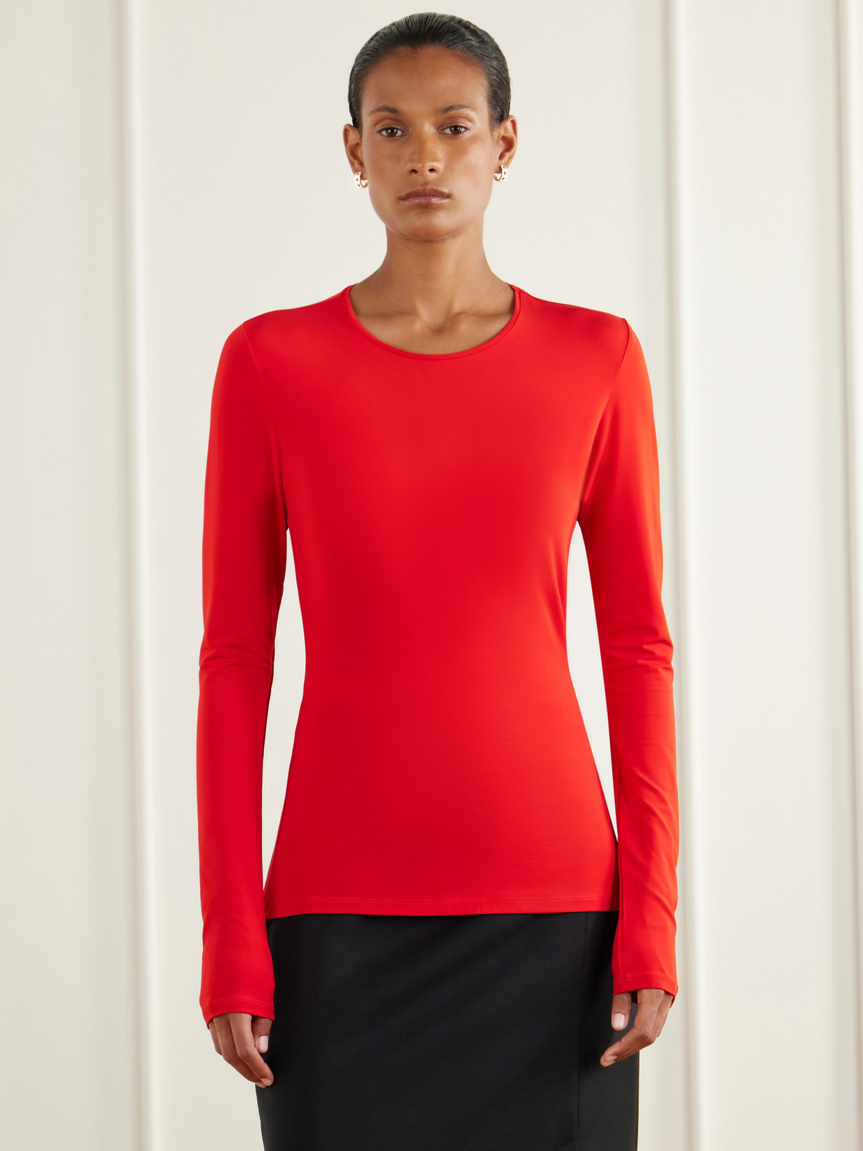 Mayra Stretch Jersey T-Shirt