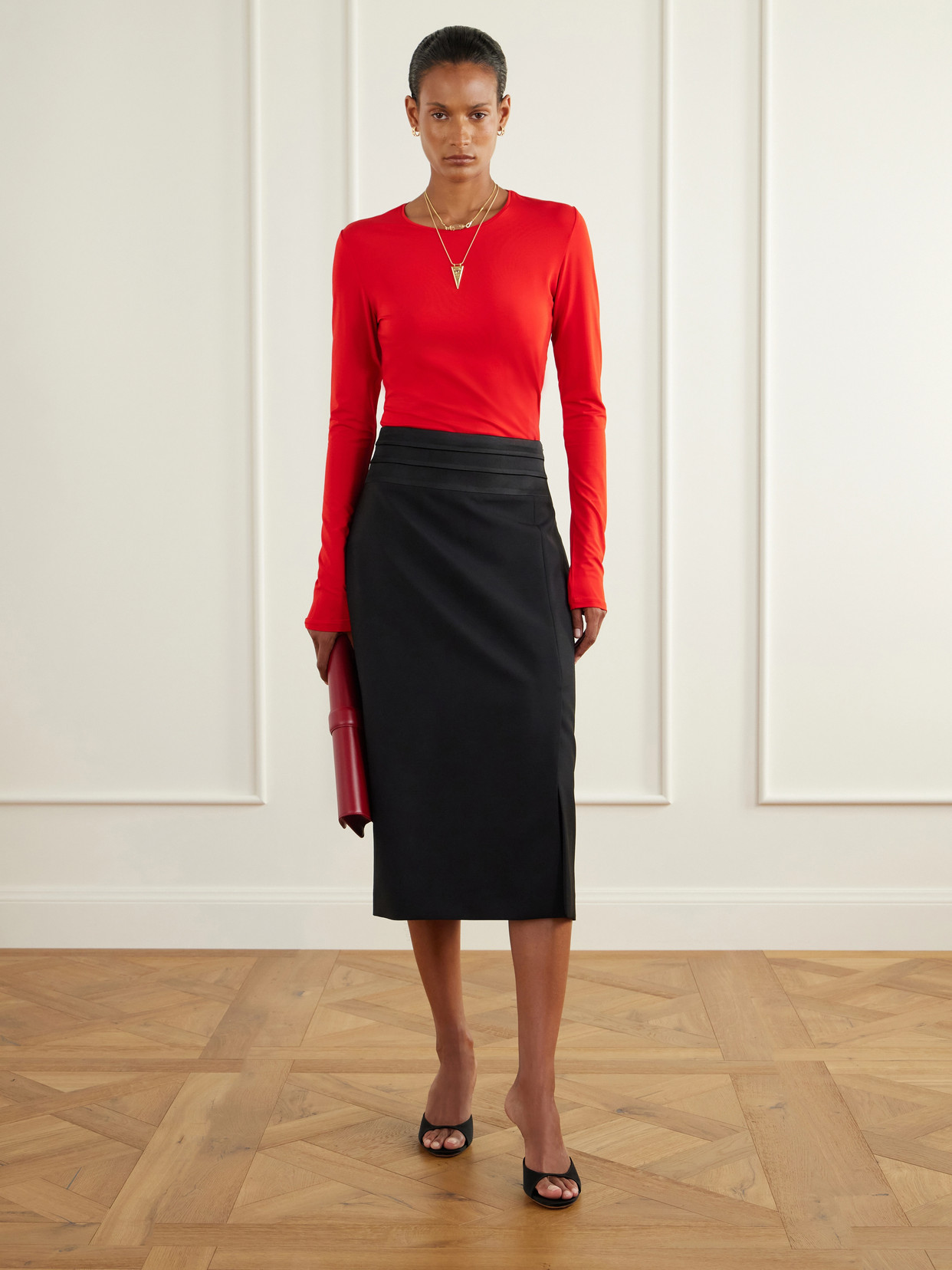 Mayra Stretch Jersey T-Shirt