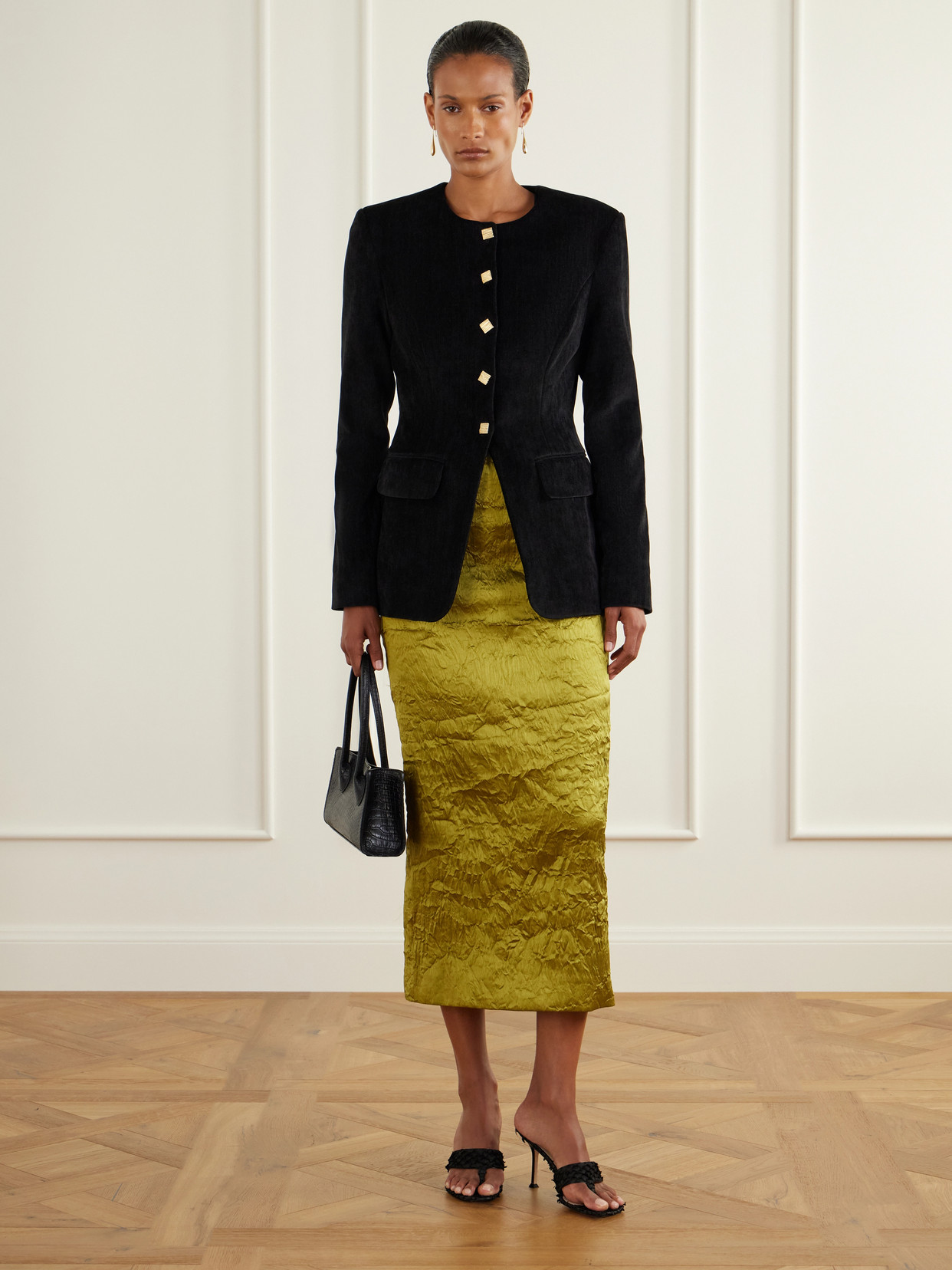 Alma Crinkled Midi