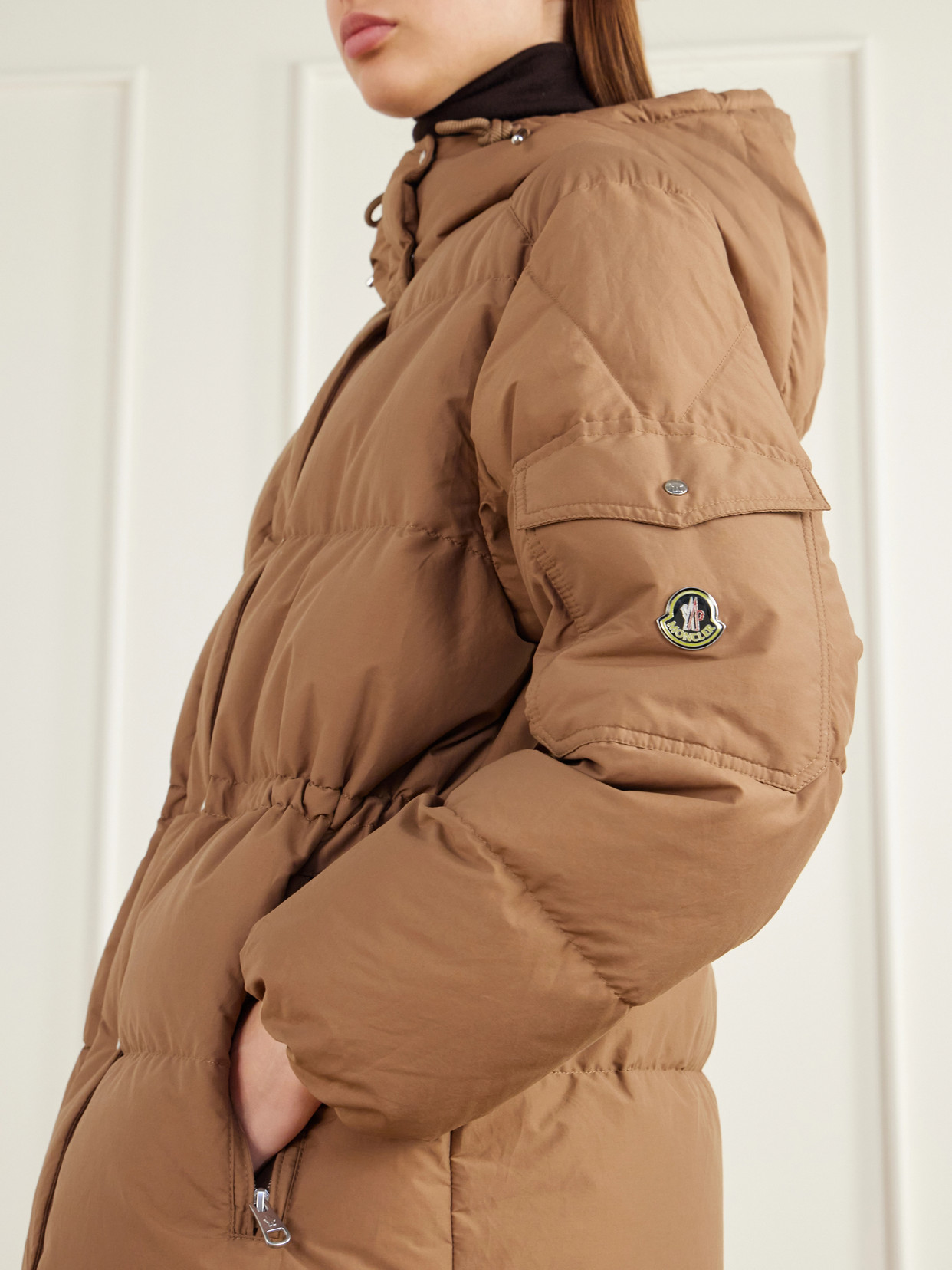 Himalaya Hooded Quilted Cotton-Blend Shell Down Jacket