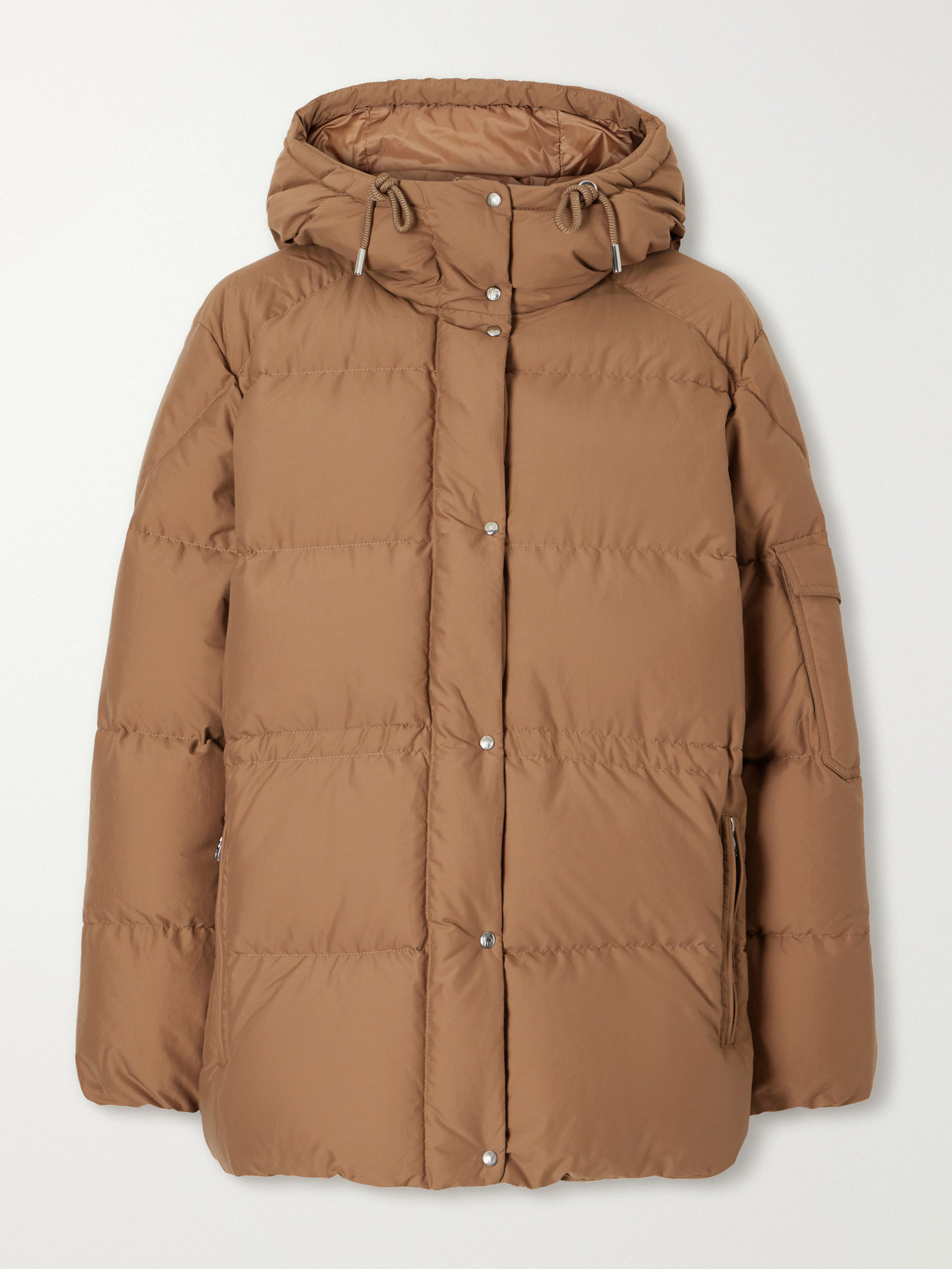 Himalaya Hooded Quilted Cotton-Blend Shell Down Jacket