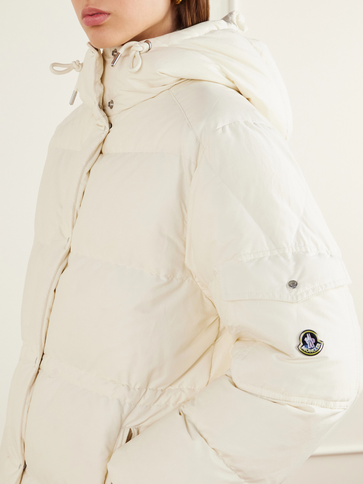 Himalaya Hooded Quilted Cotton-Blend Shell Down Jacket