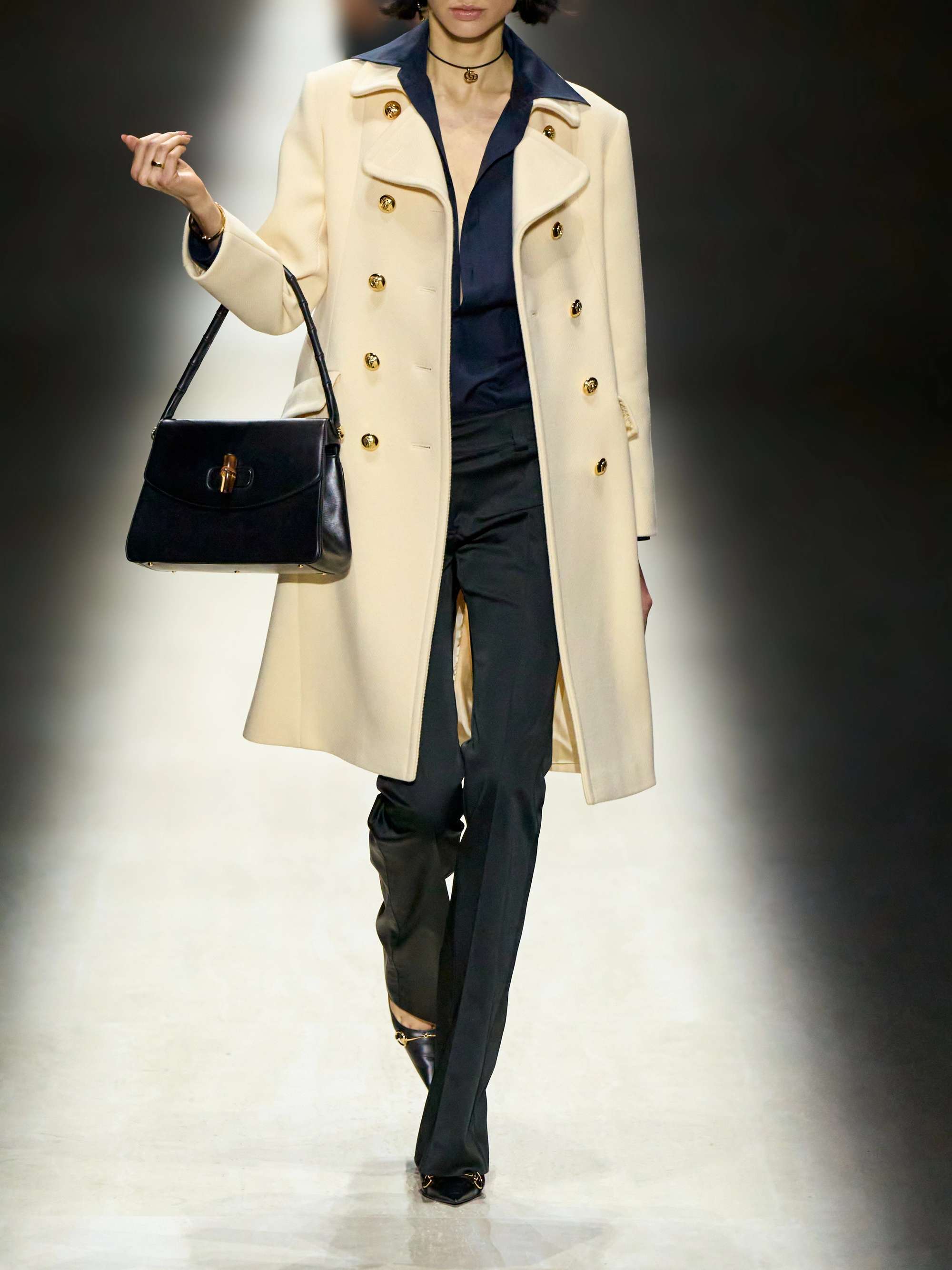 GUCCI Double-breasted wool-blend coat | NET-A-PORTER