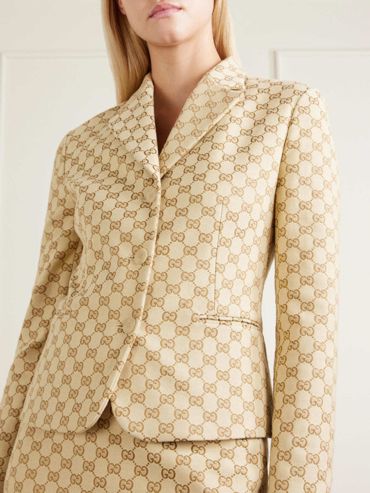 GG Supreme Canvas-Jacquard Jacket
