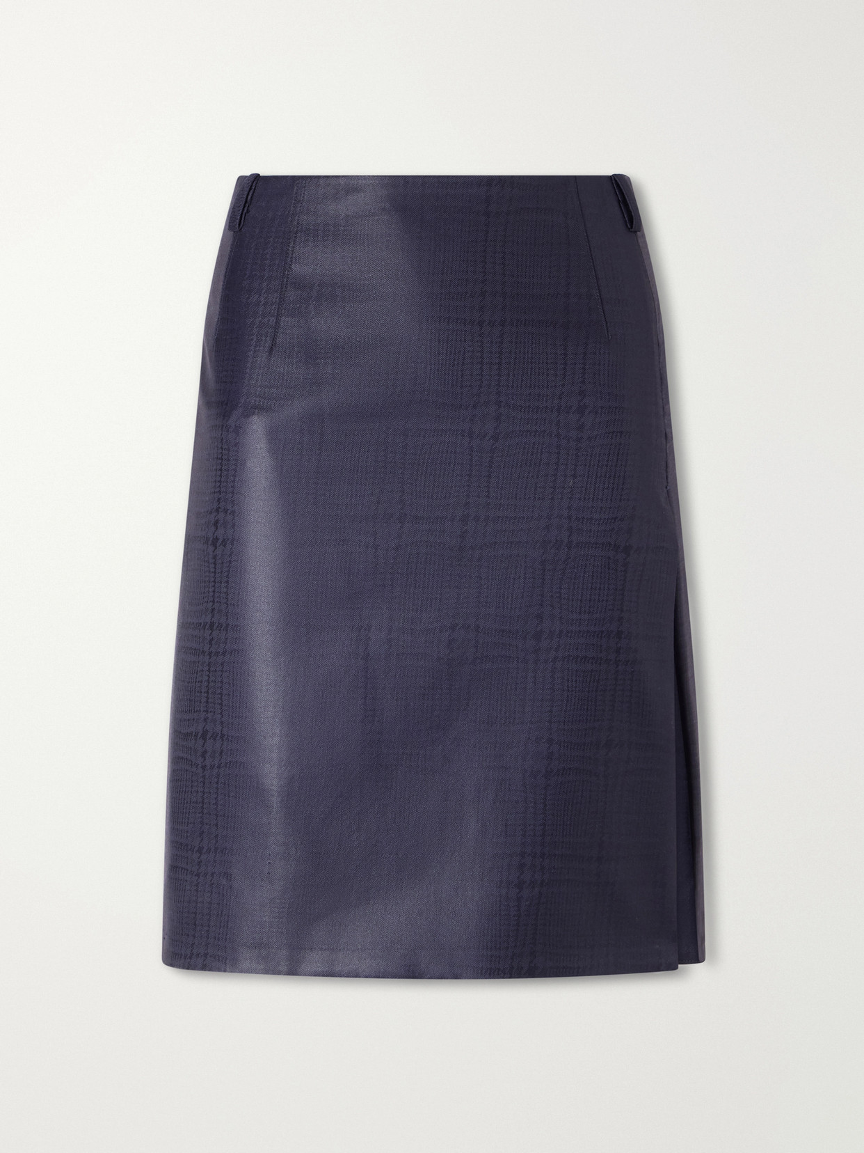 Prince Of Wales Checked Wool-Chintz Mini