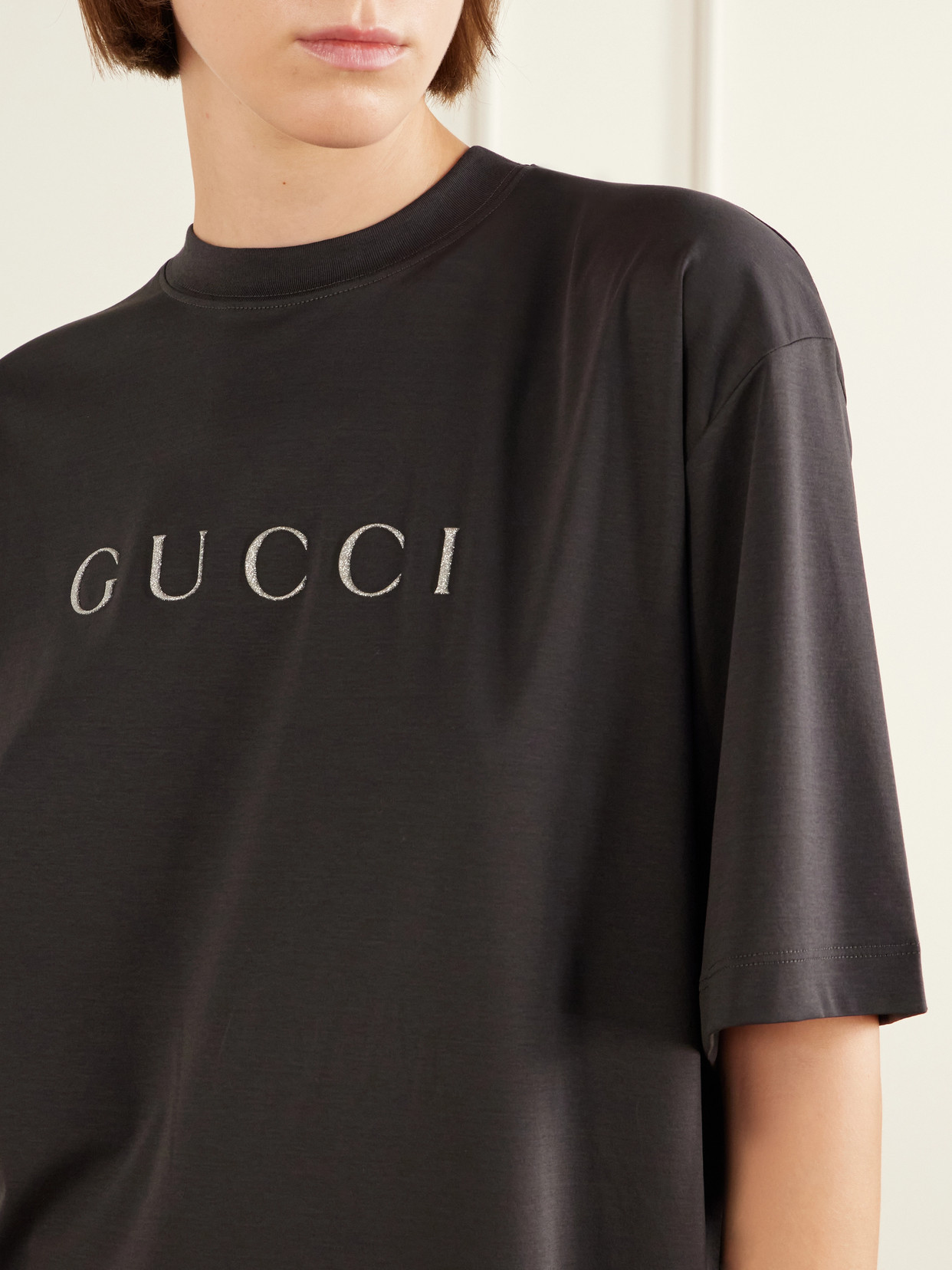 Logo-Appliquéd Cotton-Jersey T-Shirt