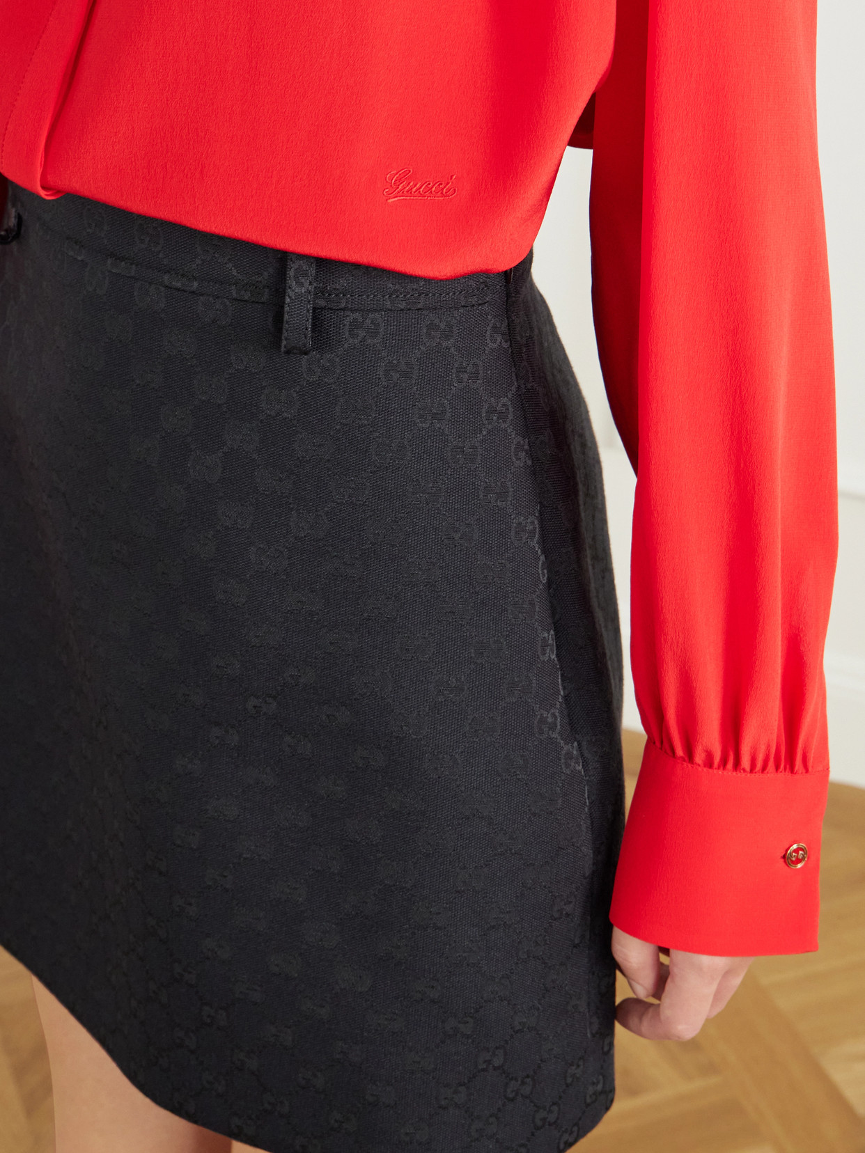 Silk Crepe-De-Chine Blouse
