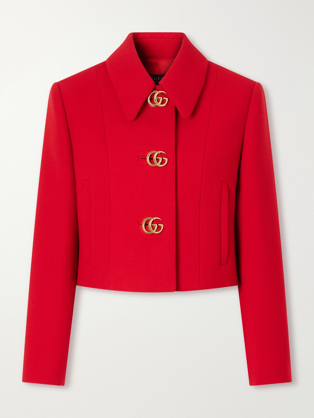 wool crepe blazer