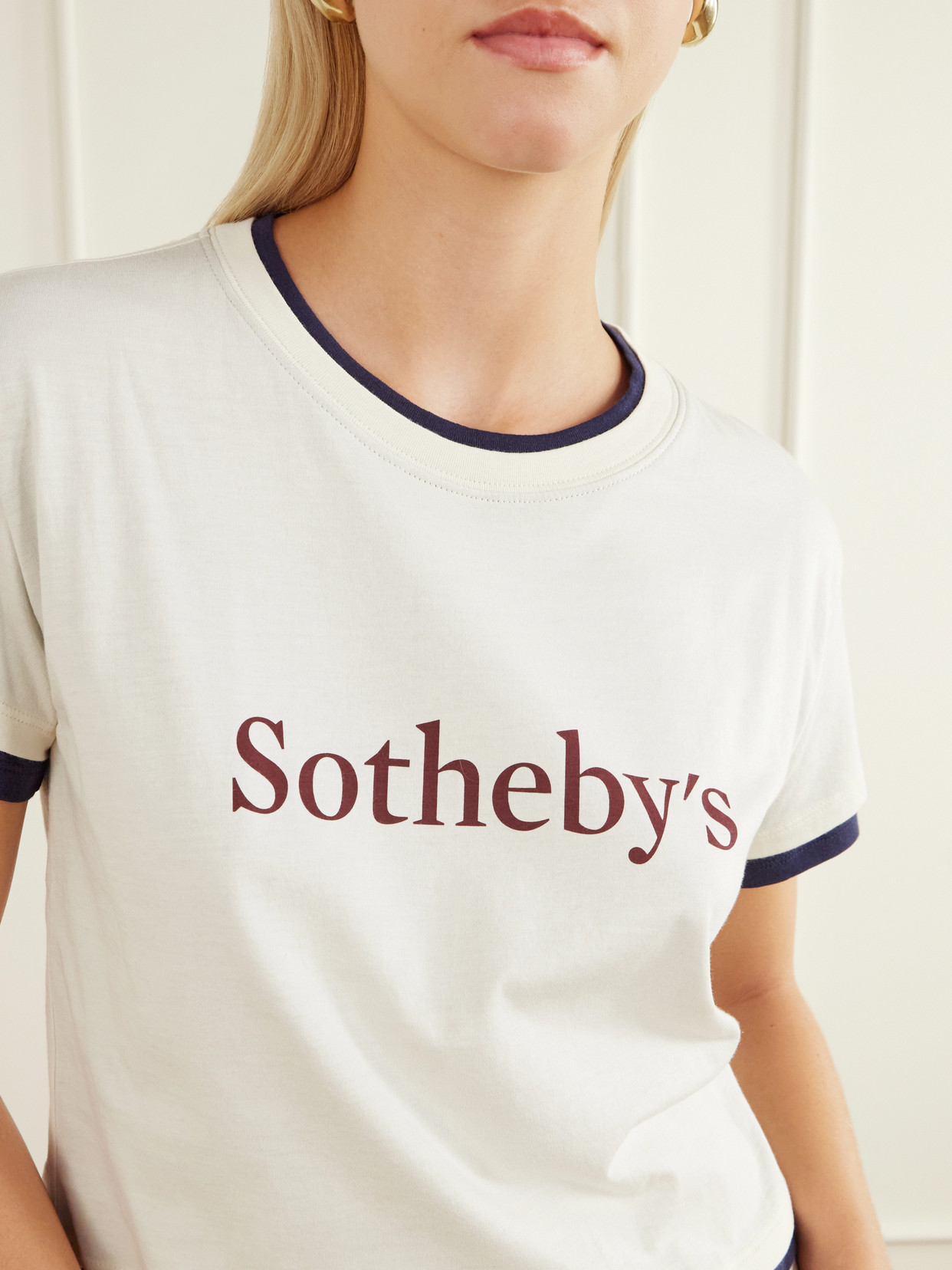 + Sotheby'S Printed Cotton-Jersey T-Shirt