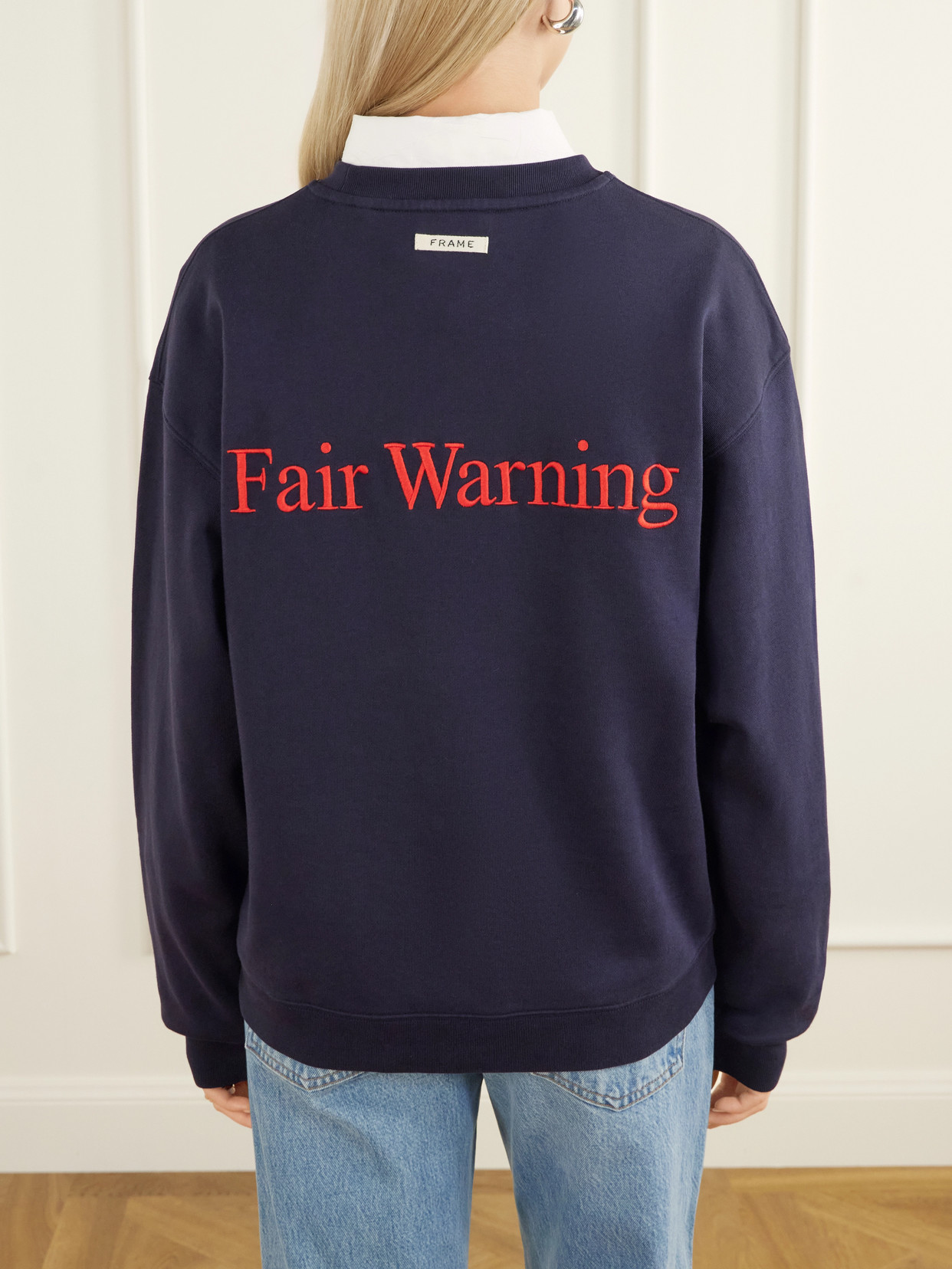 + Sotheby'S Logo-Embroidered Cotton-Jersey Sweatshirt