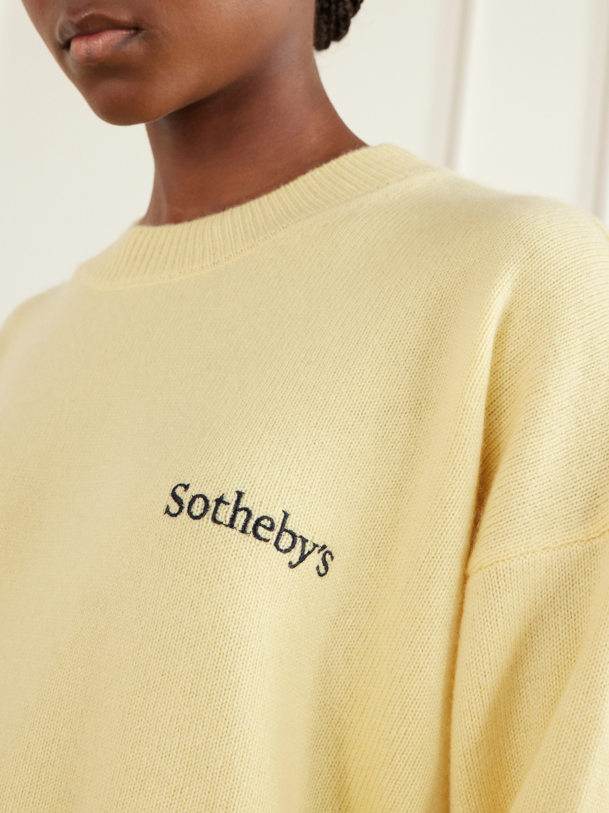 + Sotheby'S Logo-Embroidered Cashmere Sweater