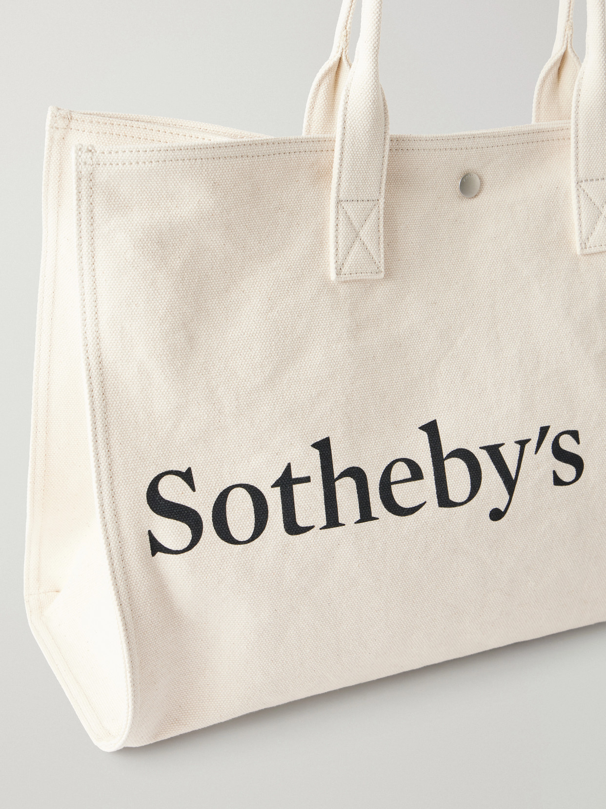 + Sotheby'S Printed Canvas Tote