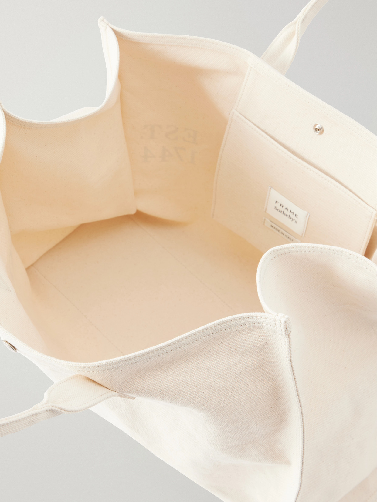 + Sotheby'S Printed Canvas Tote