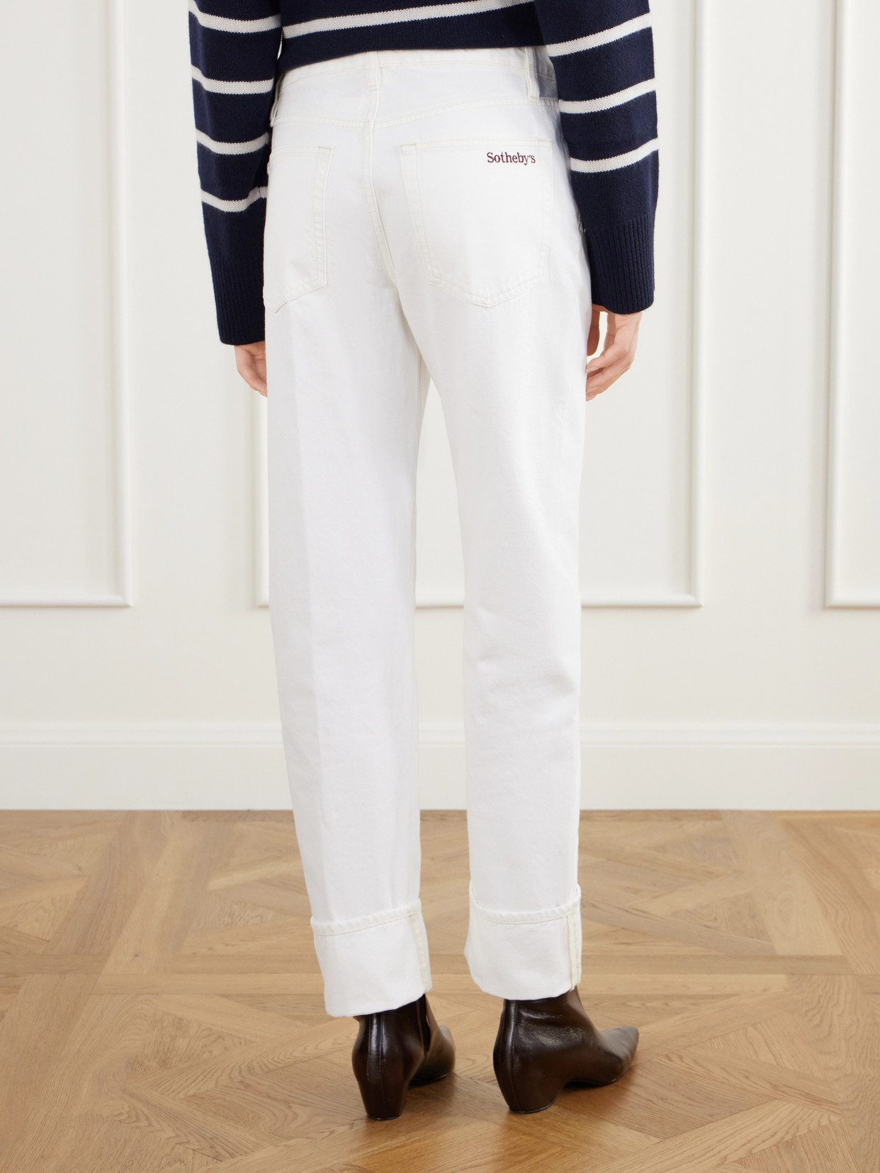 The Sotheby'S Essential Mid-Rise Straight-Leg Jeans - Off