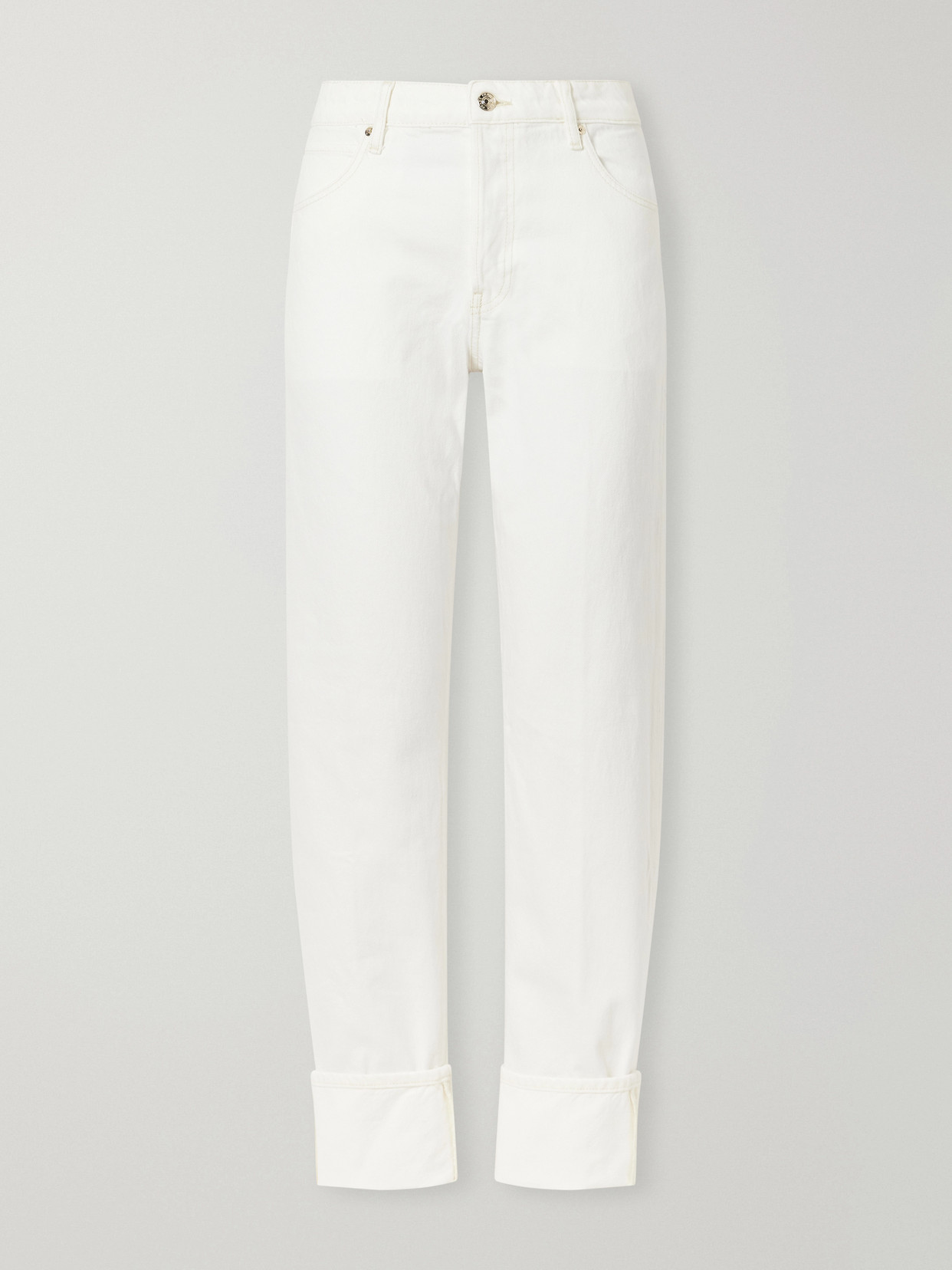 The Sotheby'S Essential Mid-Rise Straight-Leg Jeans - Off