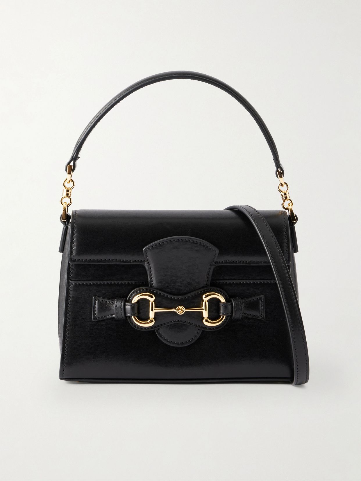 Horsebit Duomo leather shouder bag