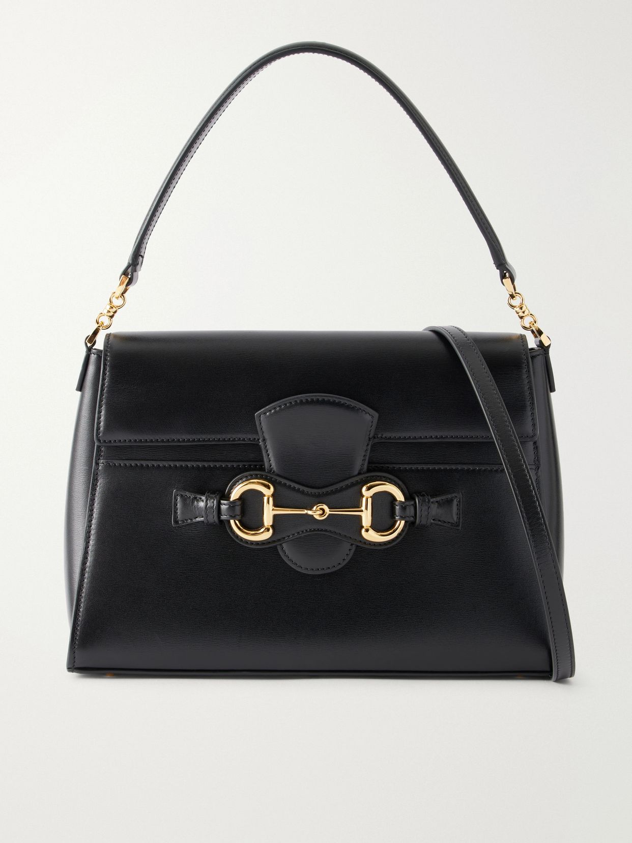 Horsebit Duomo leather shoulder bag