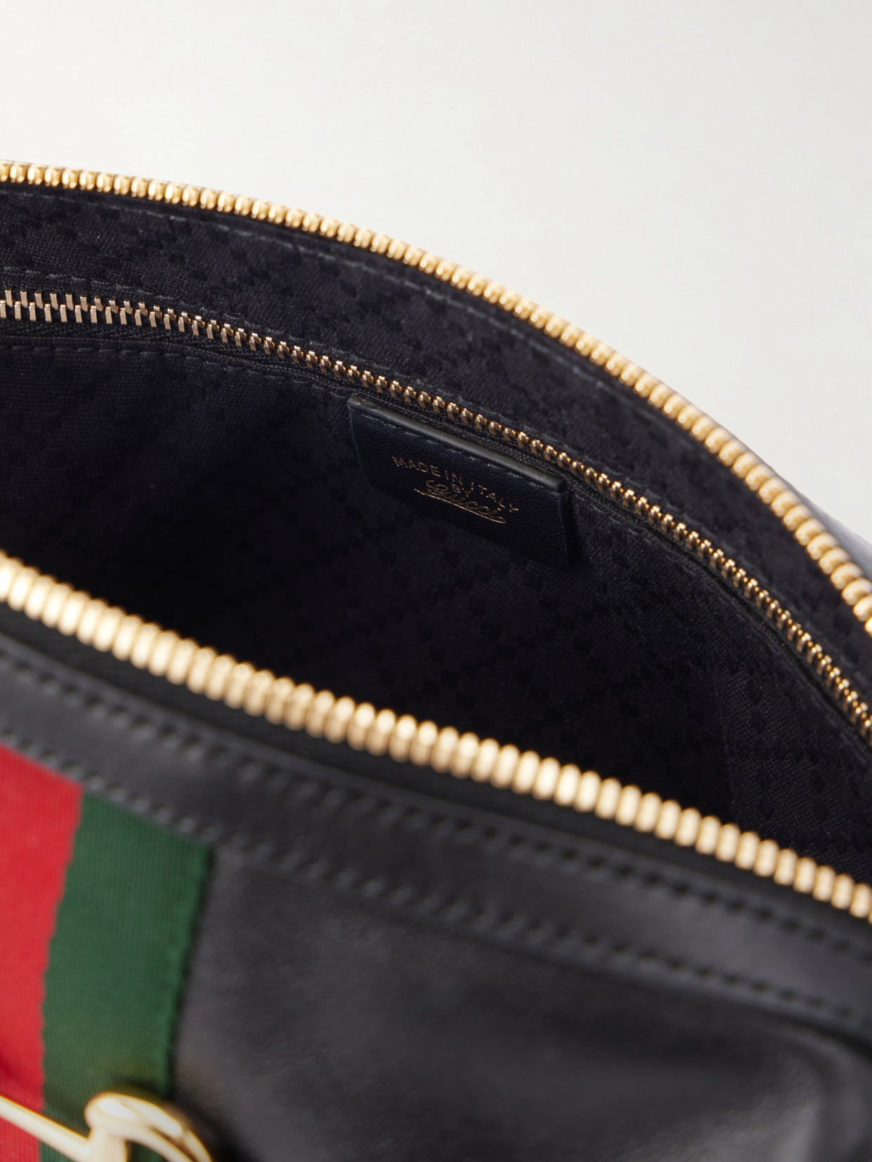 Camera Case Web-Trimmed Shoulder Bag