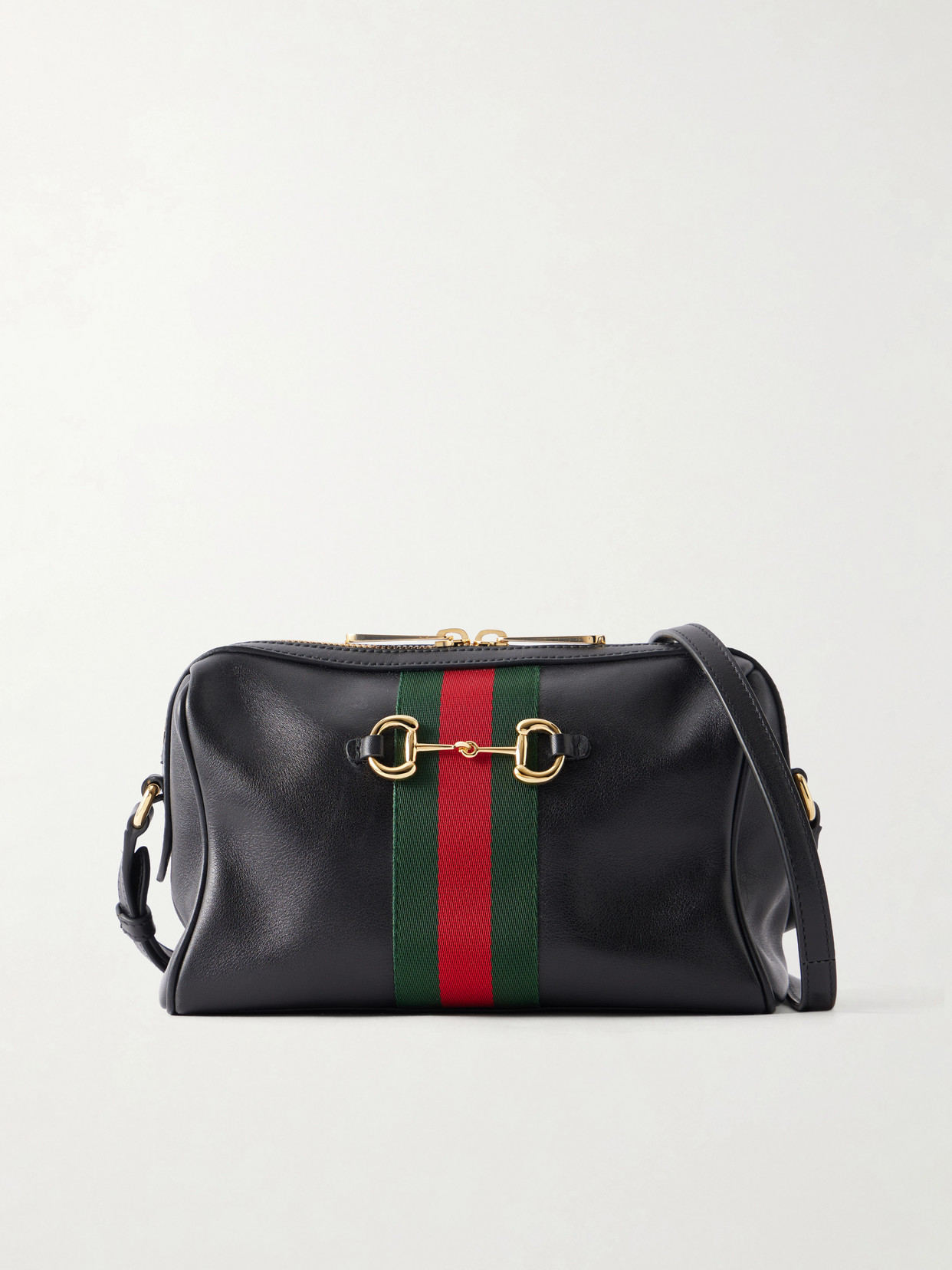 Camera Case Web-Trimmed Shoulder Bag