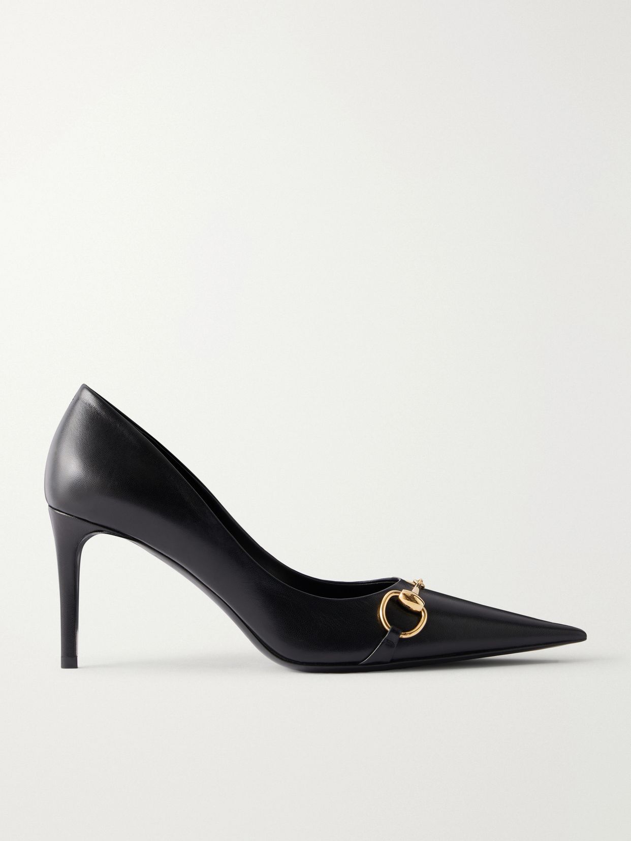 Donna embellished leather pumps