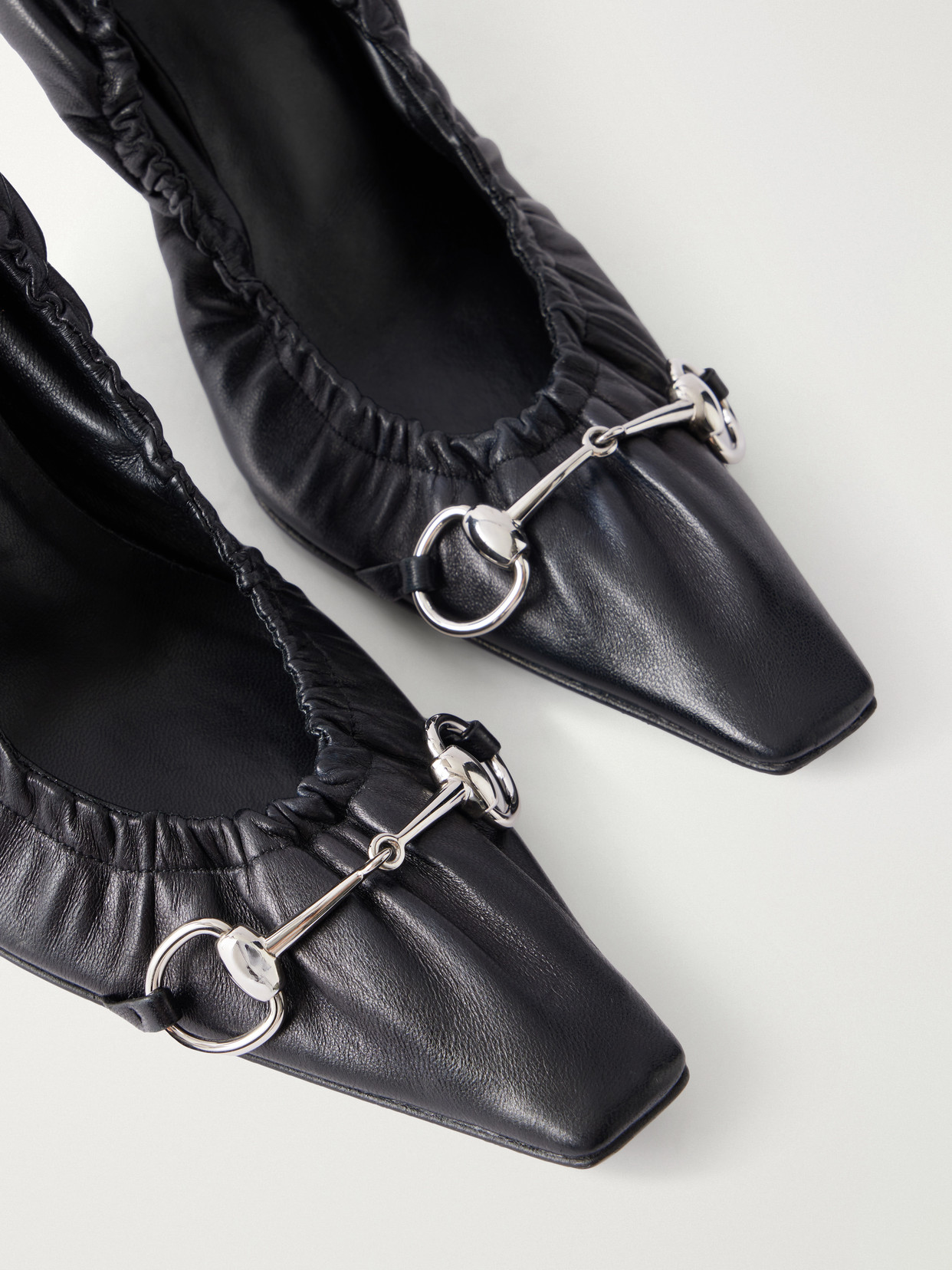 Vittoria 75 Horsebit-Embellished Pumps