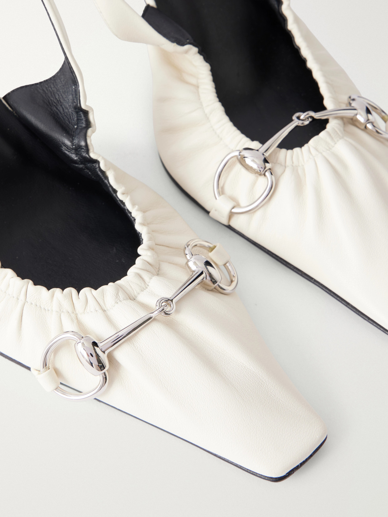 Vittoria 55 Horsebit-Embellished Slingback