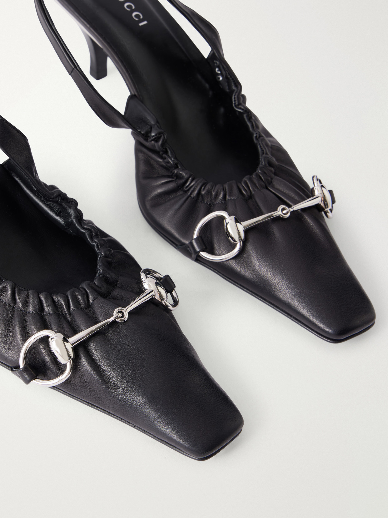 Vittoria 55 Horsebit-Embellished Slingback