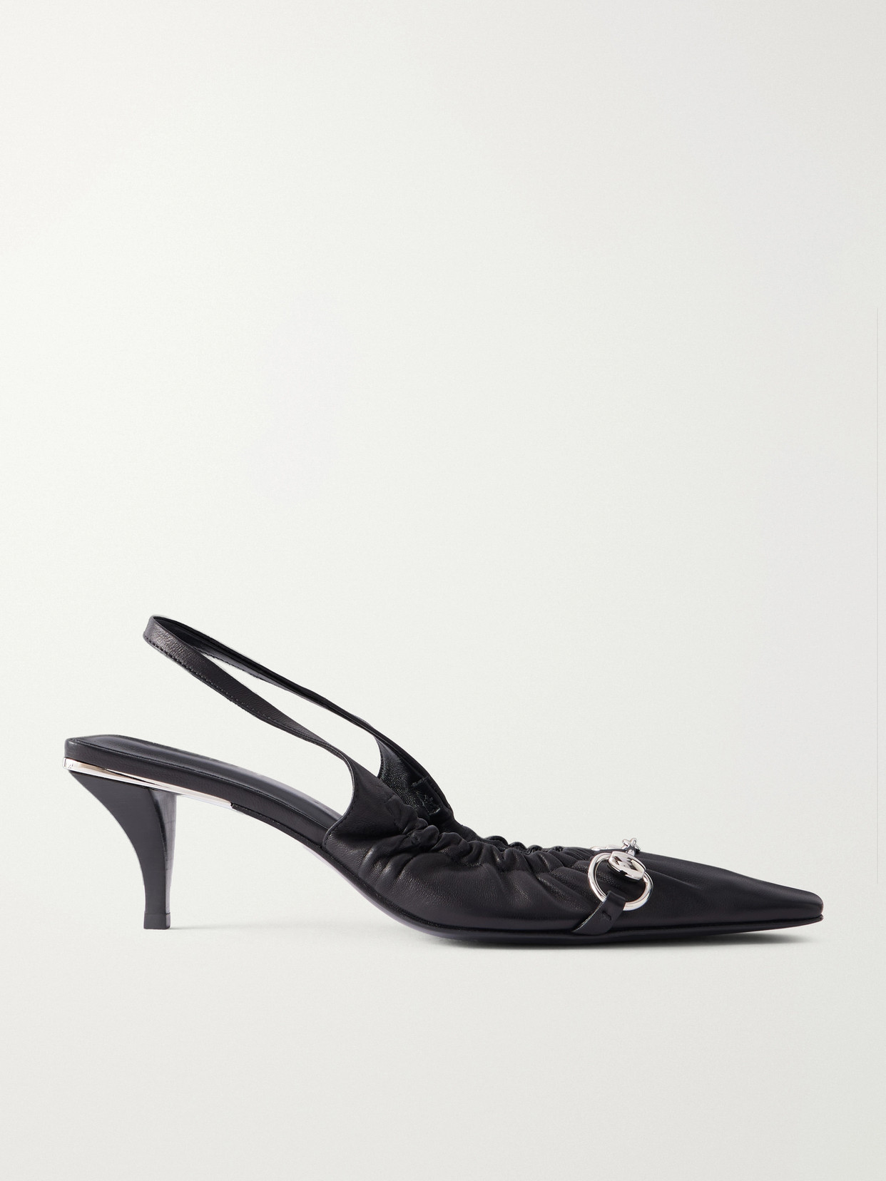 Vittoria 55 Horsebit-Embellished Slingback