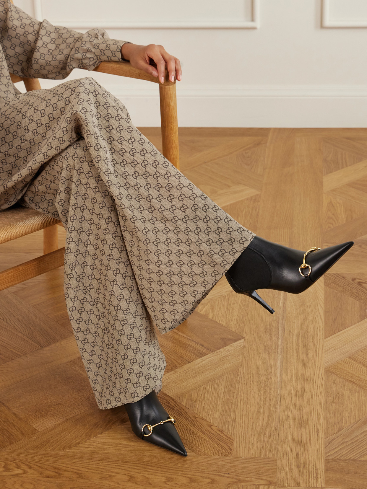 Donna 80 Horsebit-Detailed Ankle Boots