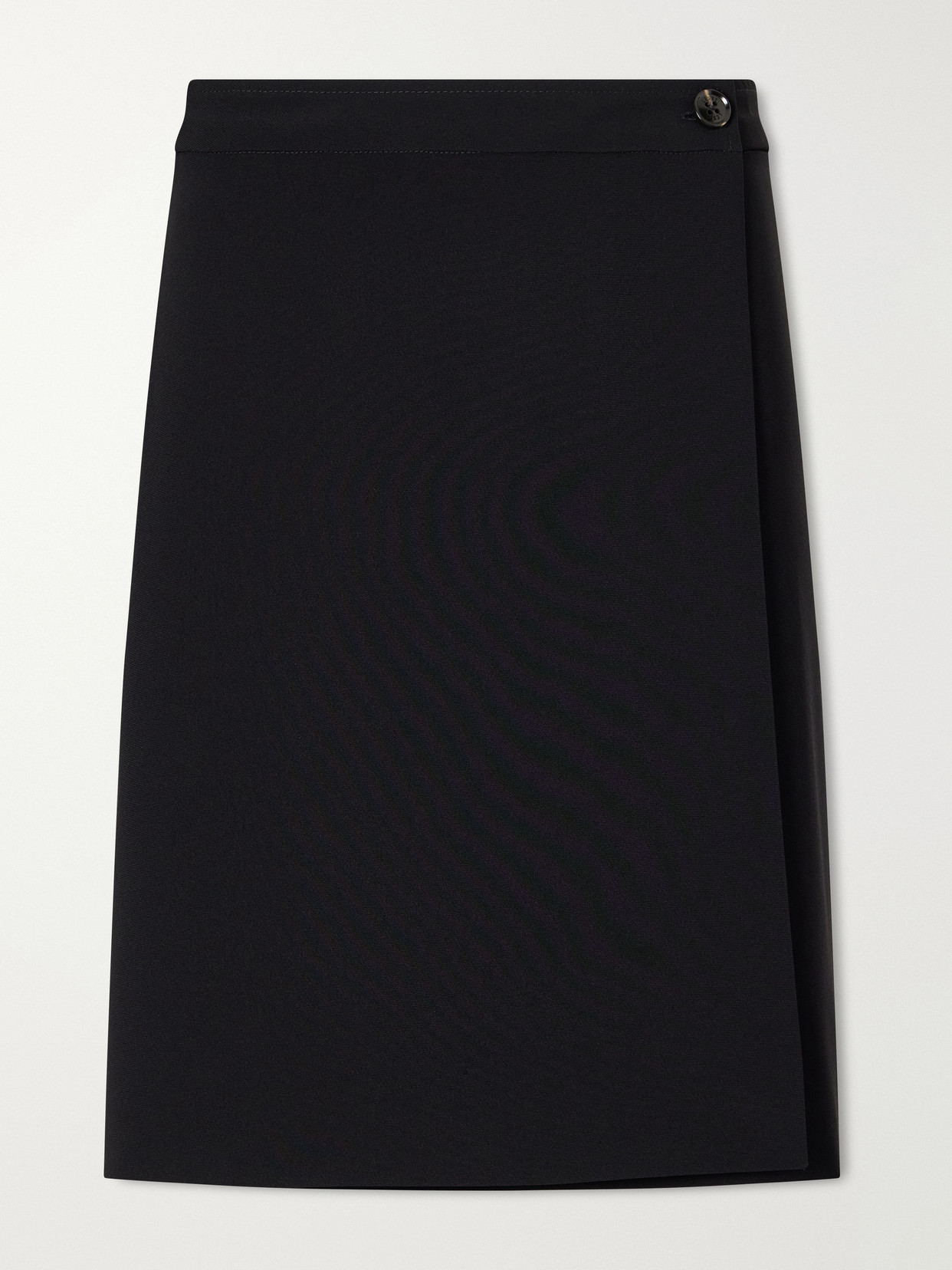 Arielle Wrap Crepe Knee-Length Skirt