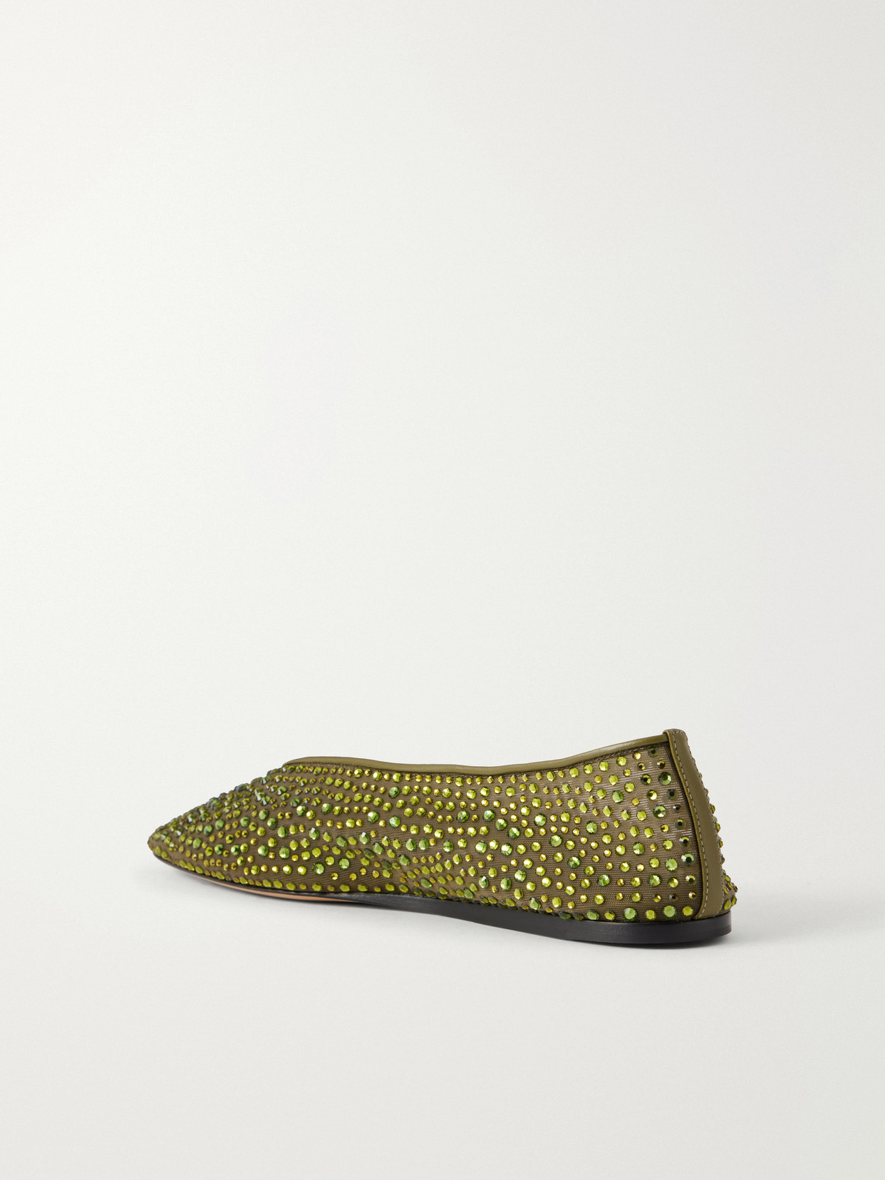 Le Monde Béryl - Luna Crystal-Embellished Ballet Flats