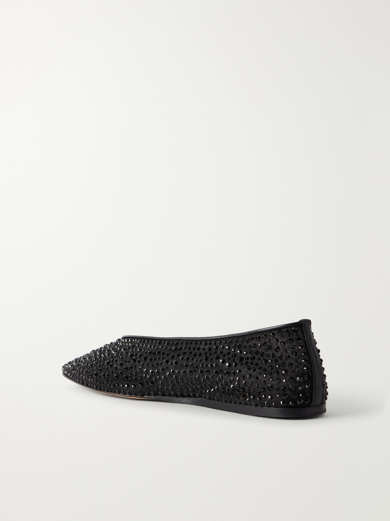 Le Monde Béryl - Luna Crystal-Embellished Ballet Flats