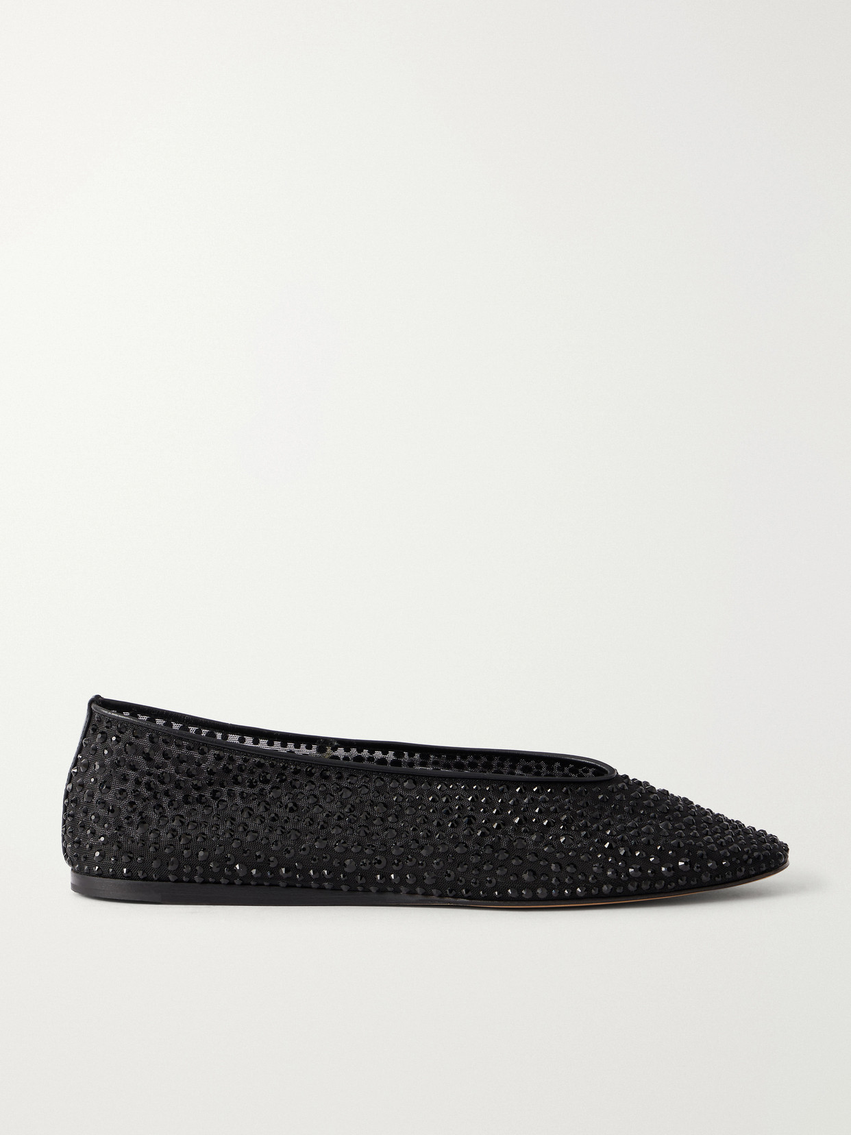 Le Monde Béryl - Luna Crystal-Embellished Ballet Flats