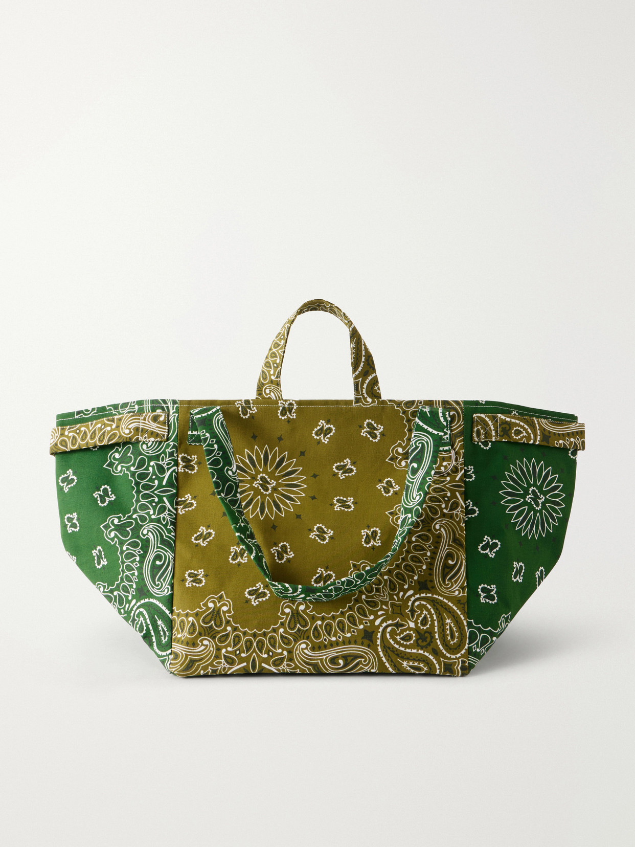 Trapèze Patchwork Paisley-Print Cotton-Twill Tote
