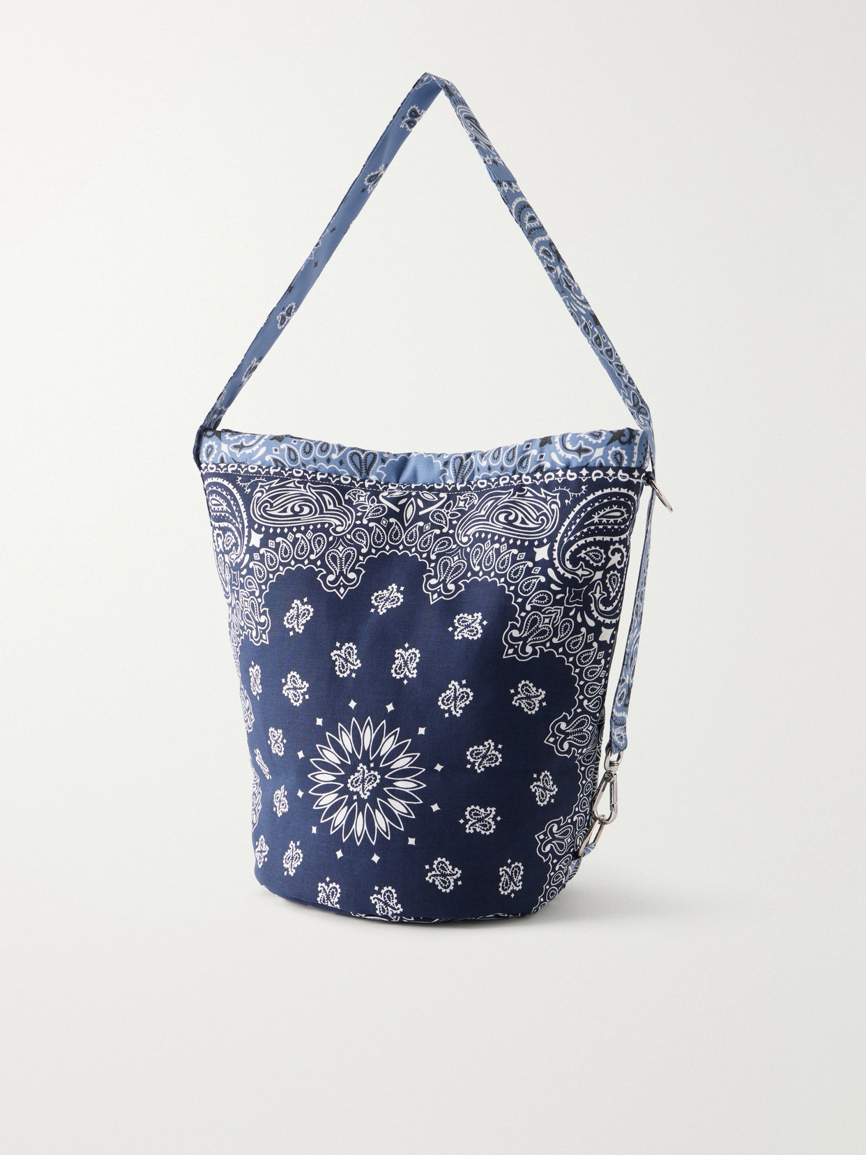 Seau Paisley-Print Cotton-Twill Tote