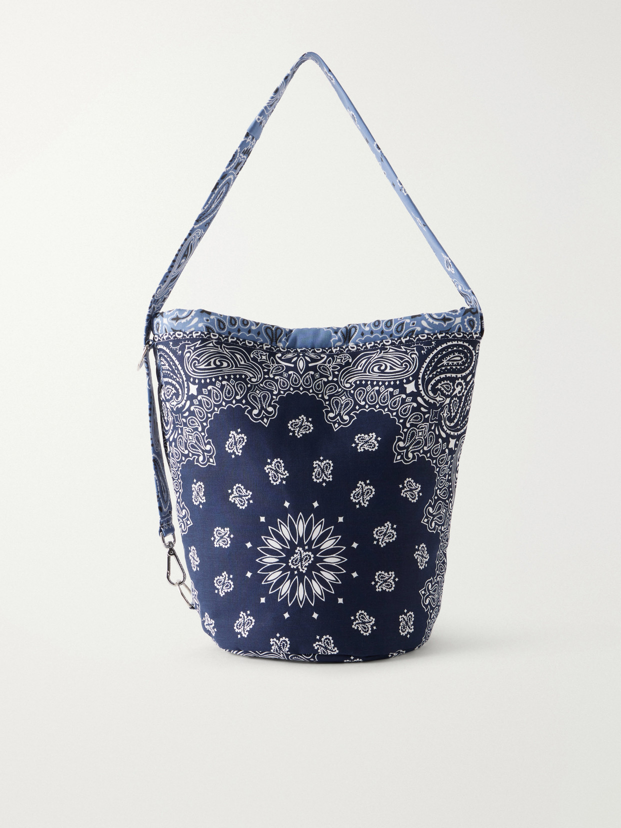 Seau Paisley-Print Cotton-Twill Tote
