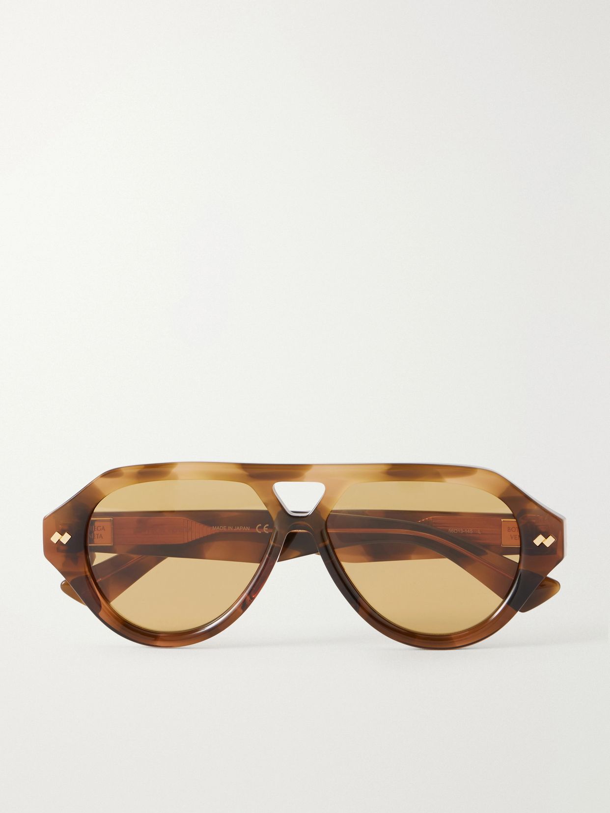 Dizzy aviator-style recycled-acetate sunglasses