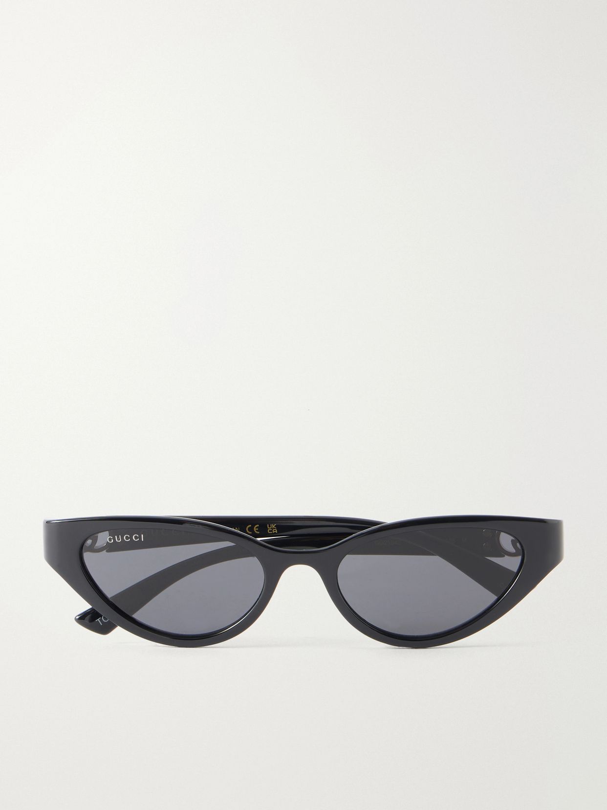 Hailey Interlocking G-detailed cat-eye injection sunglasses