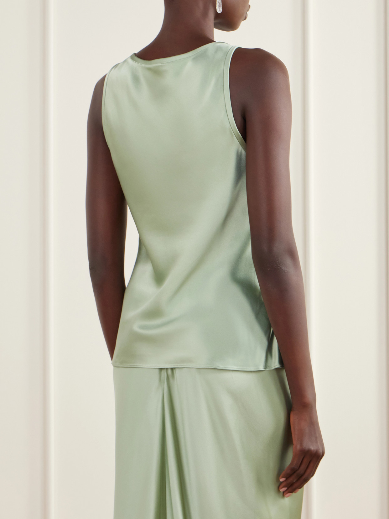 Adau Silk-Satin Top