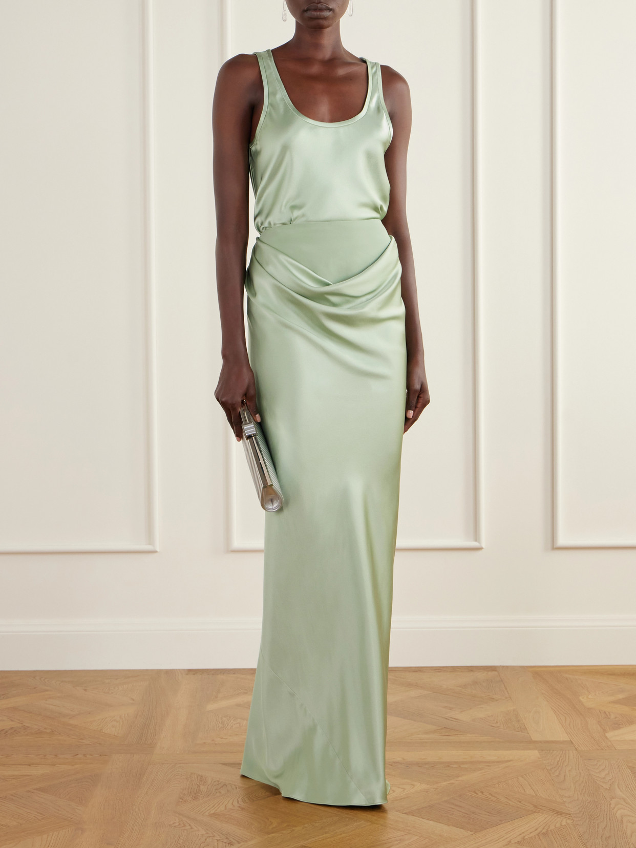 Adau Silk-Satin Top