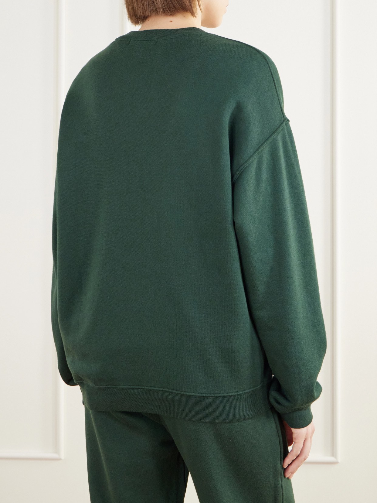 Éterne - Logo-Embroidered French Cotton And Modal-Blend Terry Sweatshirt