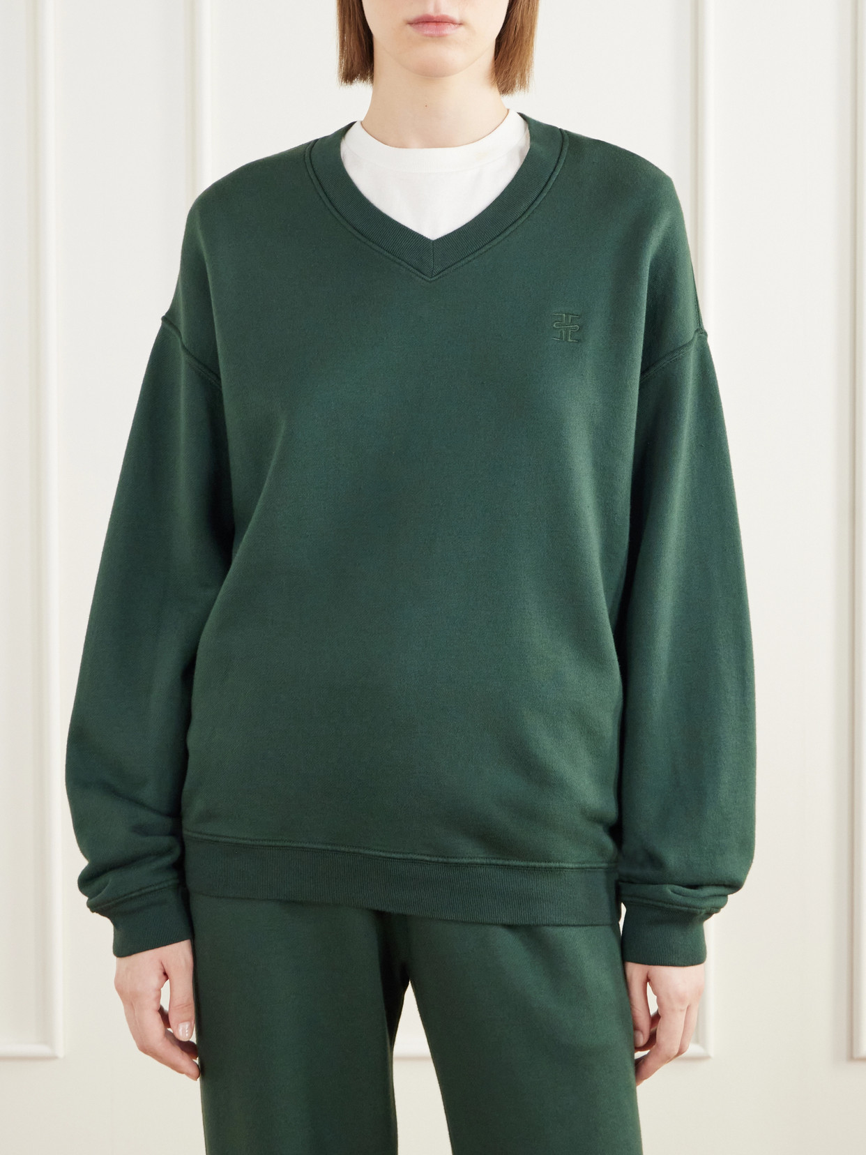 Éterne - Logo-Embroidered French Cotton And Modal-Blend Terry Sweatshirt
