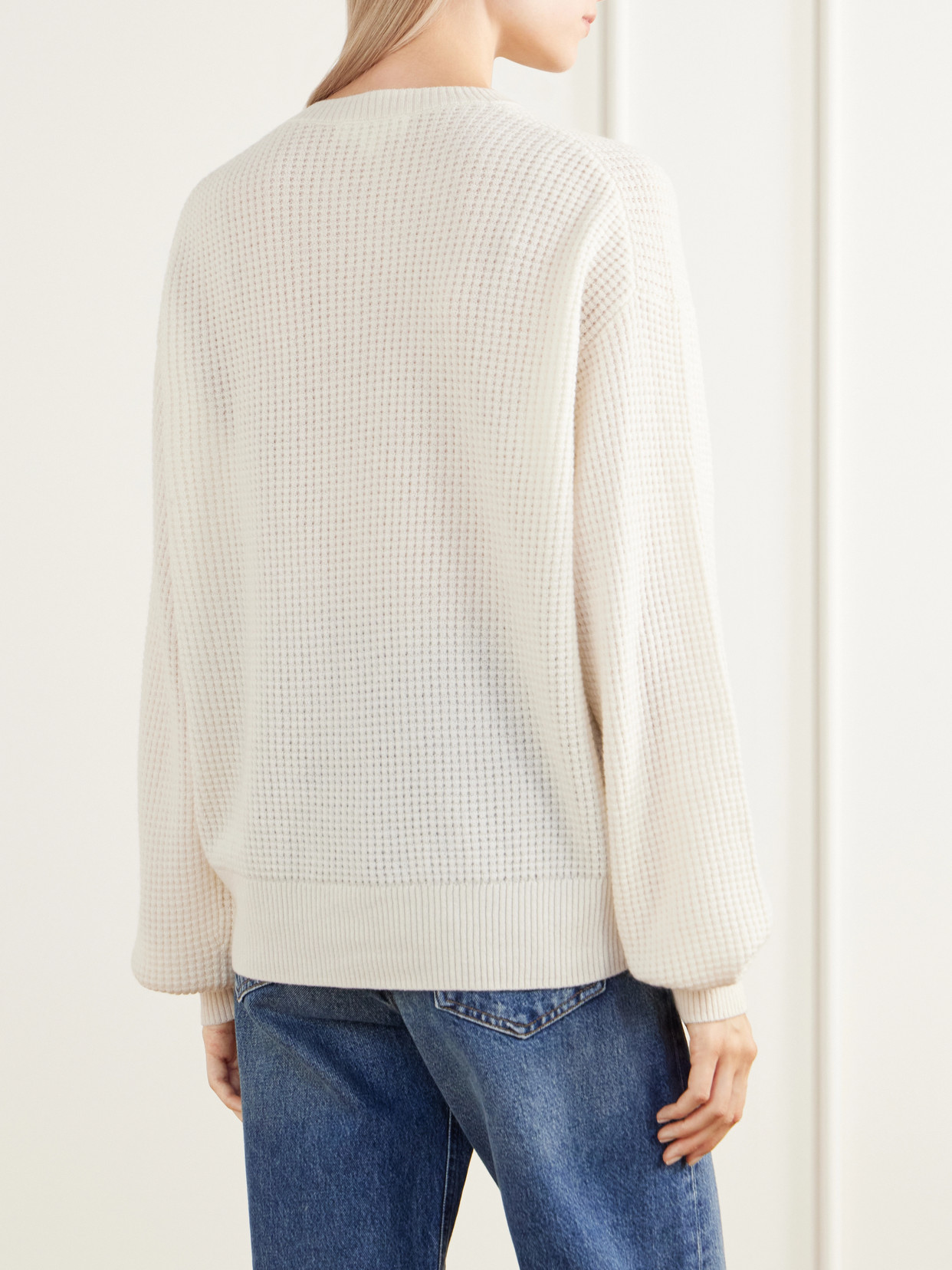 Éterne - Brock Waffle-Knit Cashmere Sweater