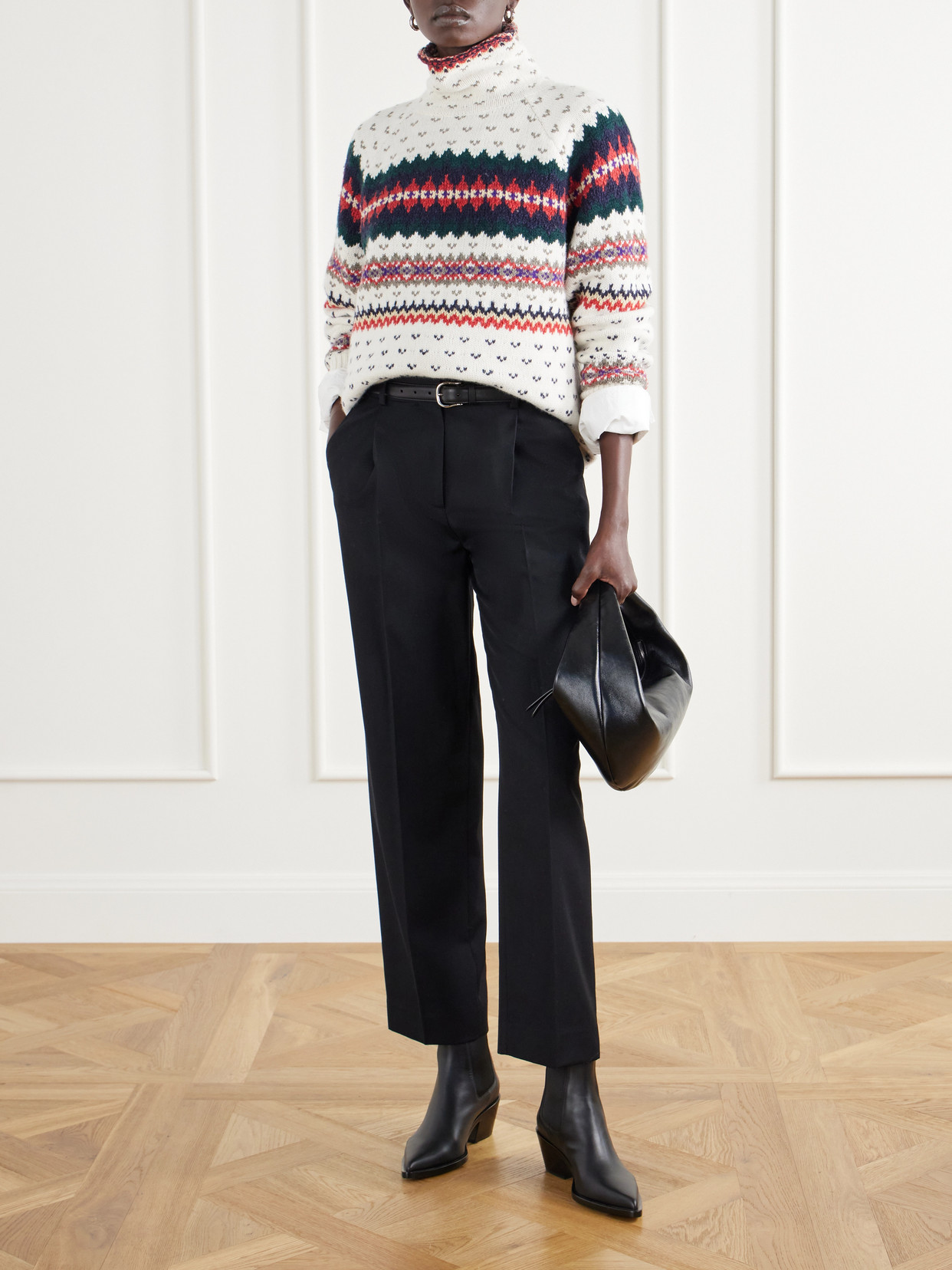 Polo Ralph Lauren - Fair Isle Intarsia-Knit Cotton And Wool-Blend Turtleneck Sweater